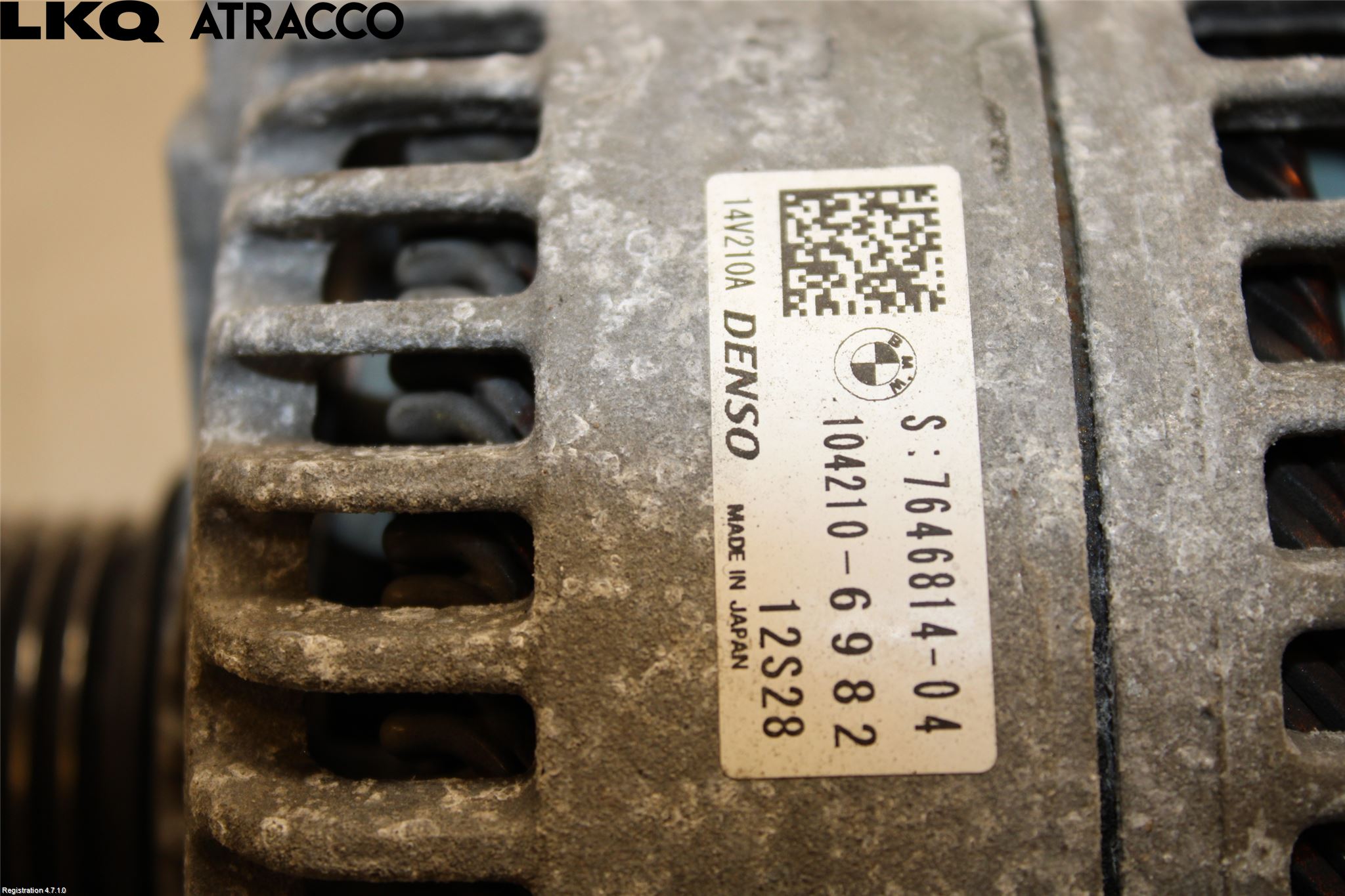 BMW X3 F25 10-17 Generator