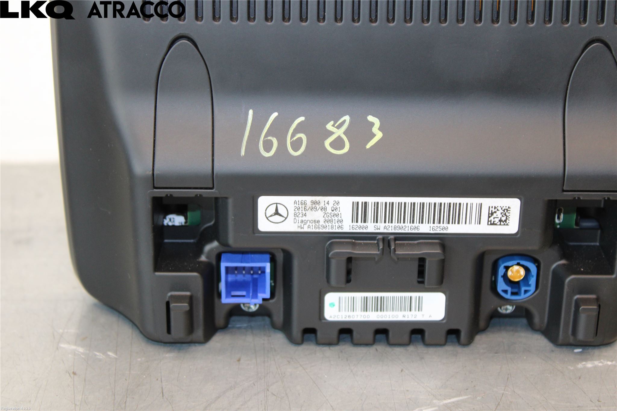 Mercedes-Benz MB B-KLASS (W246/W242) 12-19 Multifunktionsdisplay