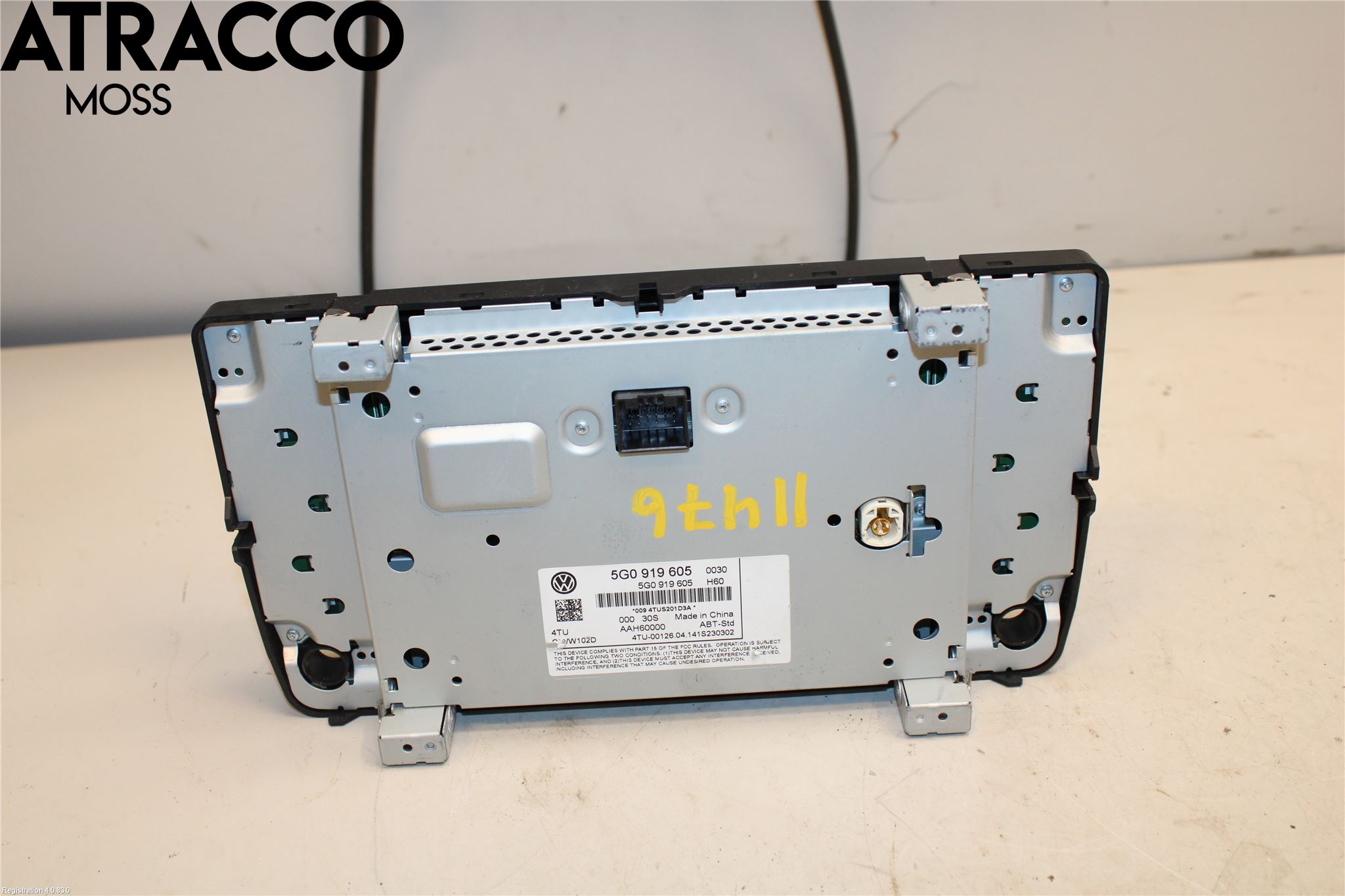 Volkswagen VW GOLF / E-GOLF VII 13-20 Multifunktionsdisplay