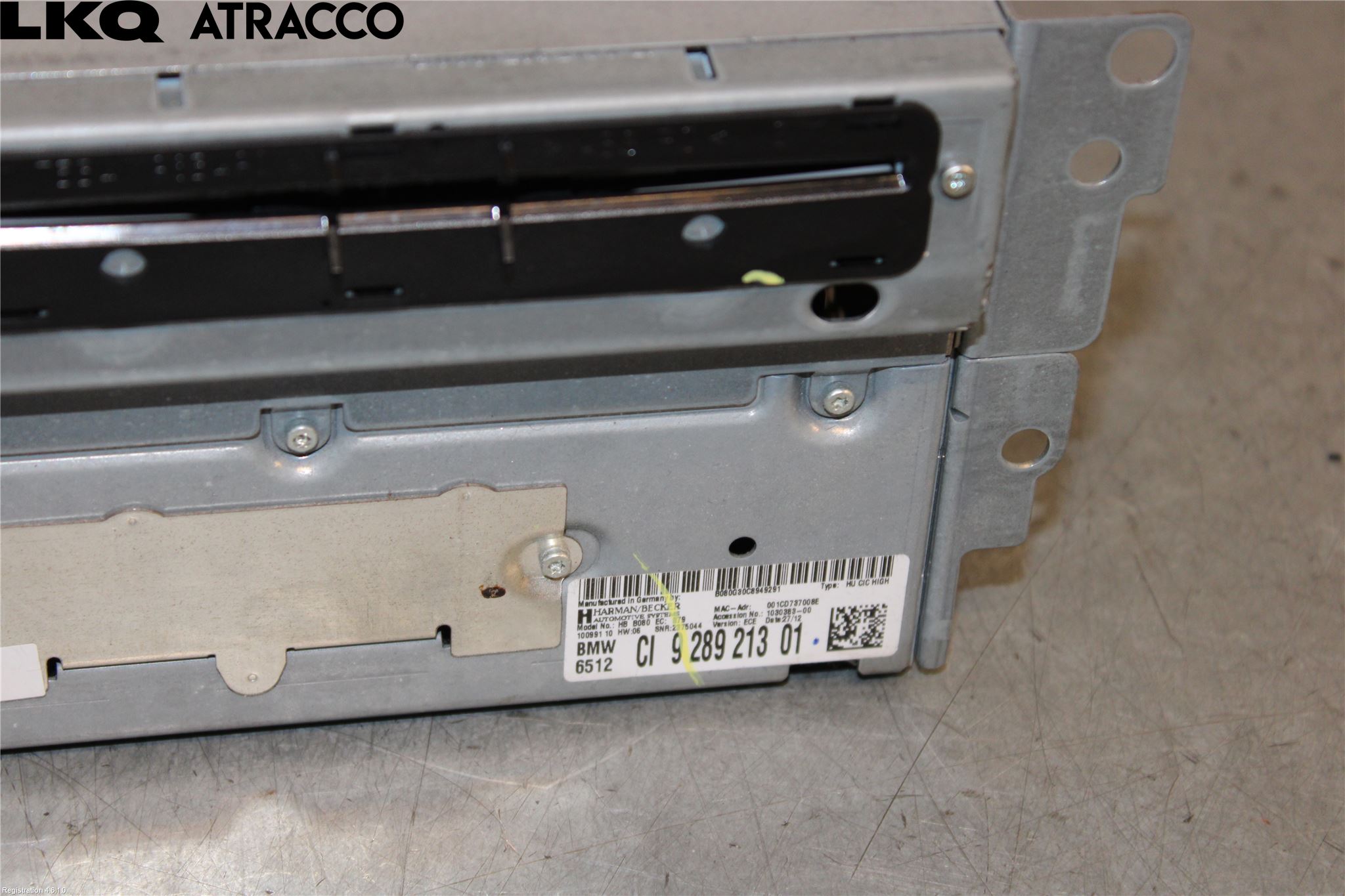 BMW 3 F30/F31/F80 12-19 Cd Radio - Multimediapanel
