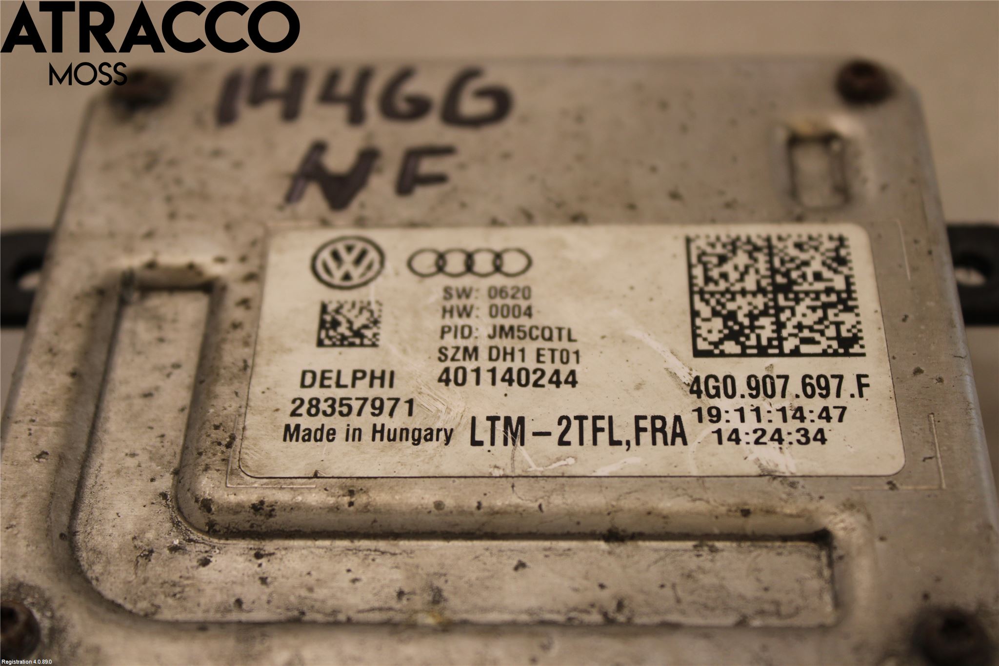 Volkswagen VW PASSAT 15-19 Styrenhet Strålkastare
