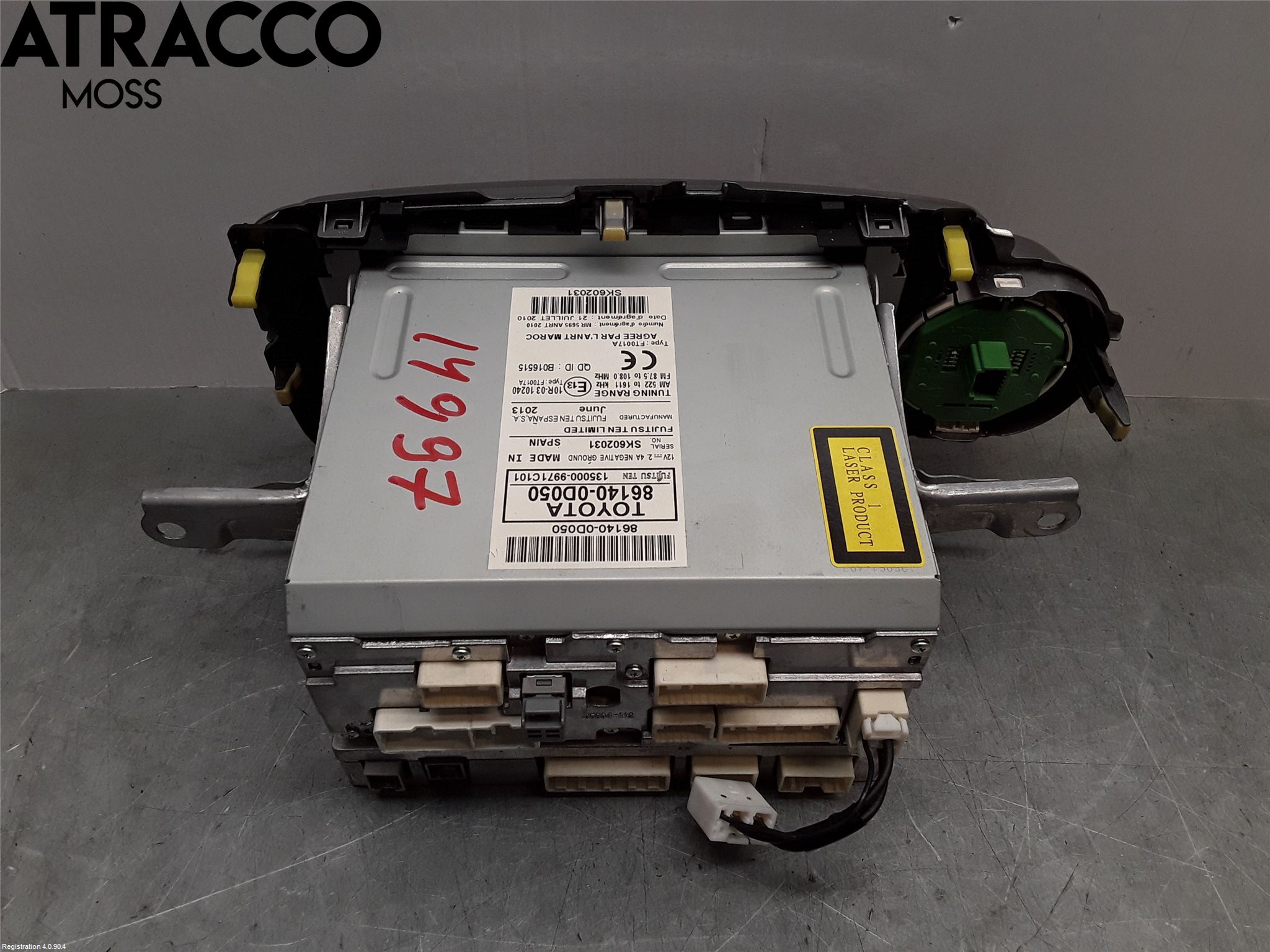 Toyota YARIS XP130 12-14 Radio