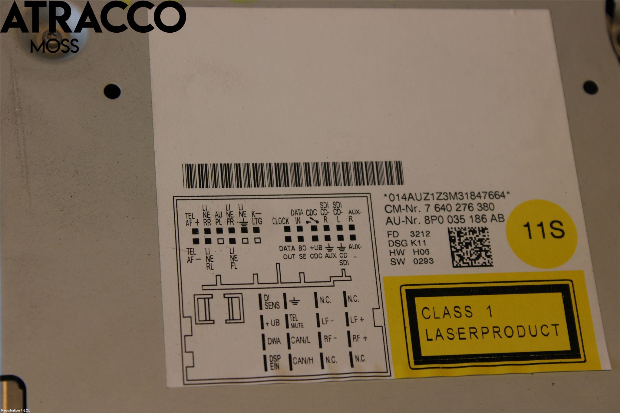 Audi A3/S3 05-13 Cd Radio - Multimediapanel
