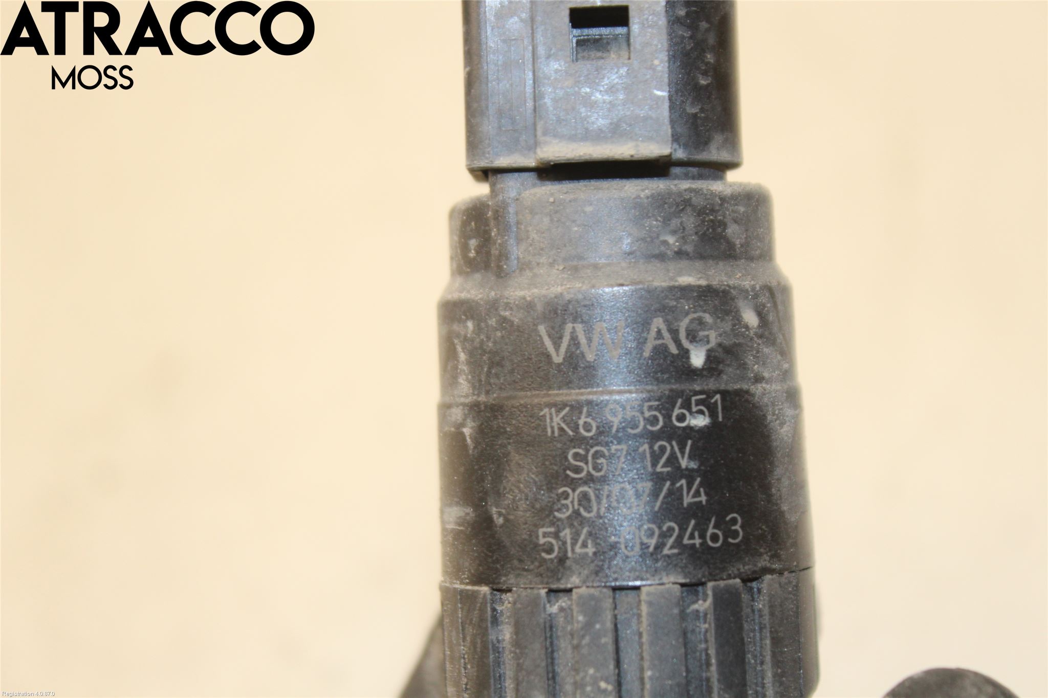 Volkswagen VW GOLF / E-GOLF VII 13-20 Spolarpump Baklucka