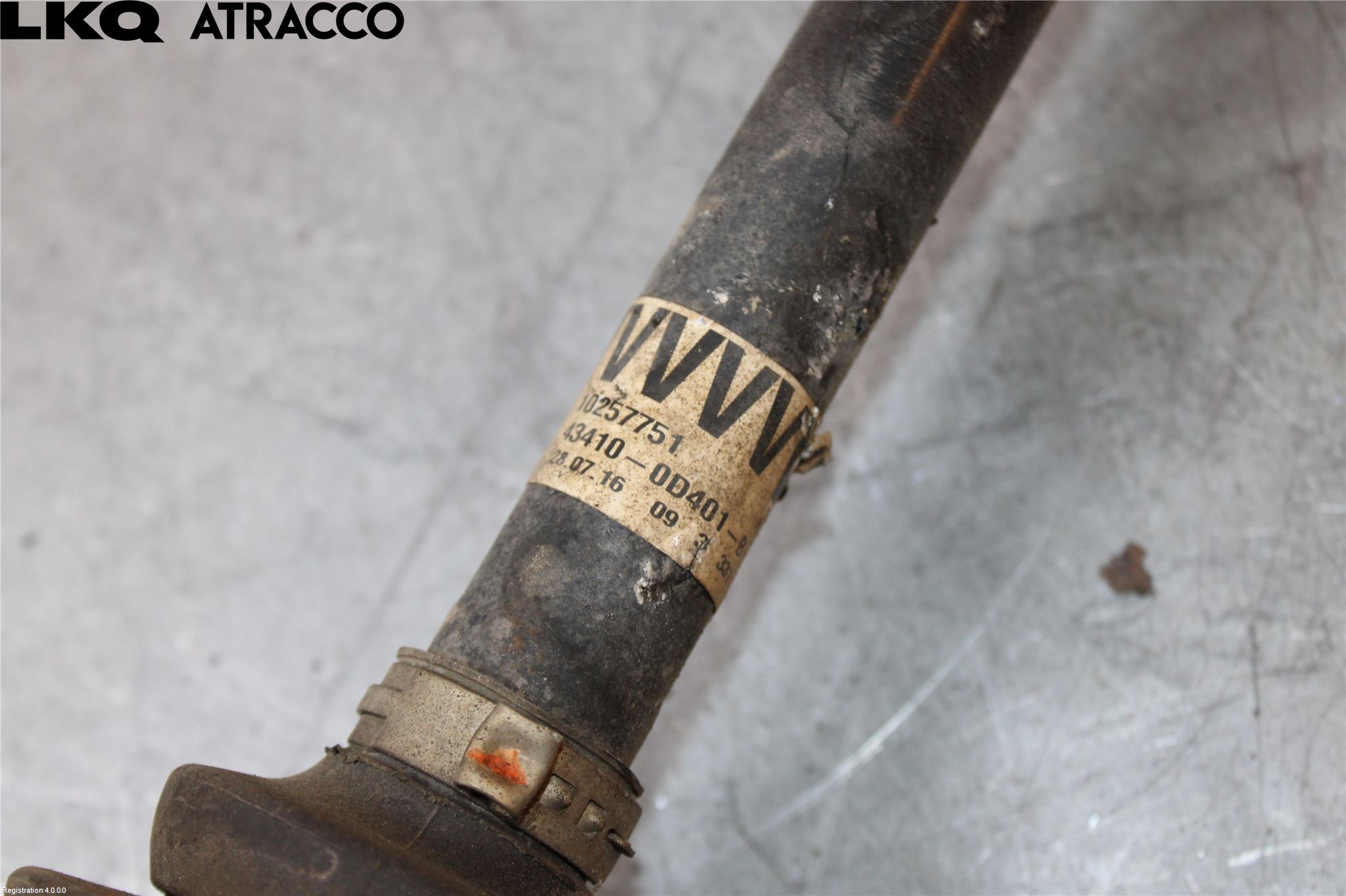 Toyota YARIS XP130 15-20 Drivaxel Fram Höger