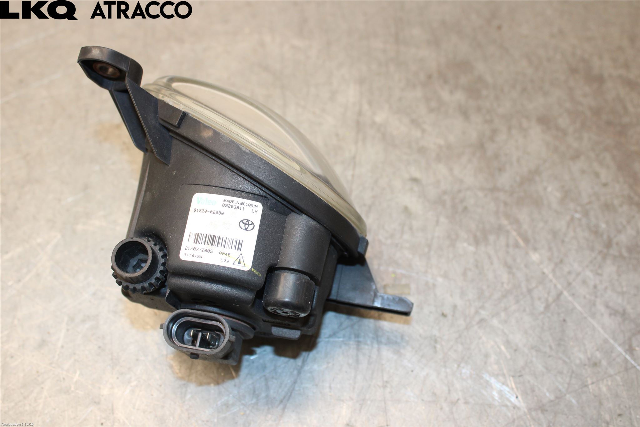 Toyota COROLLA 02-07 Dimljus-Varselljus Fram