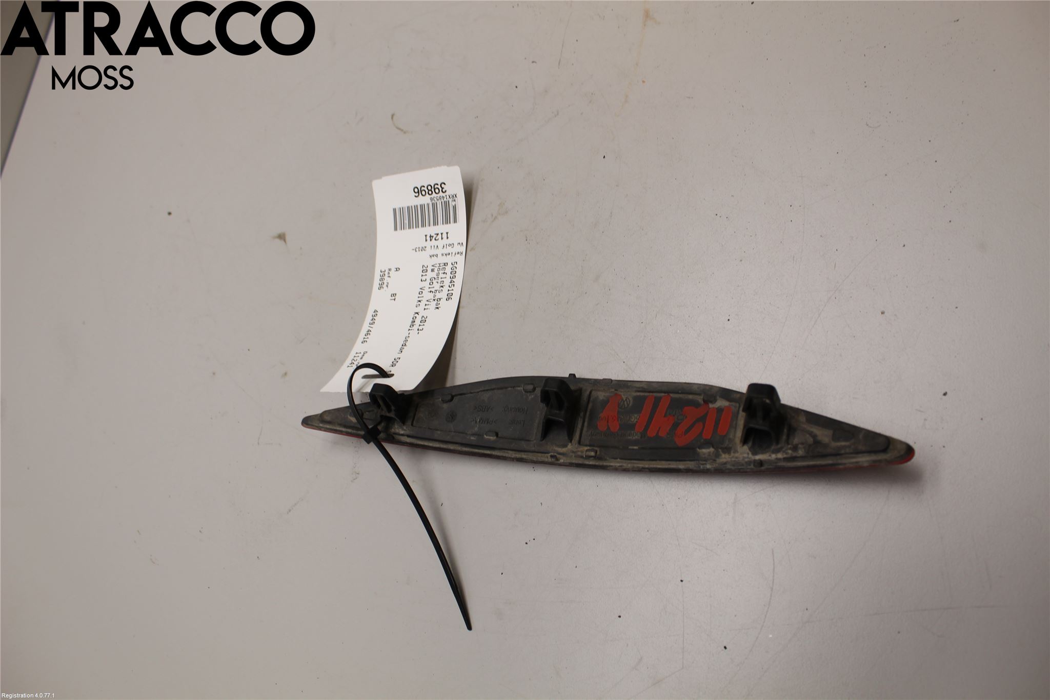 Volkswagen VW GOLF / E-GOLF VII 13-20 Dimljus/Reflex Bak