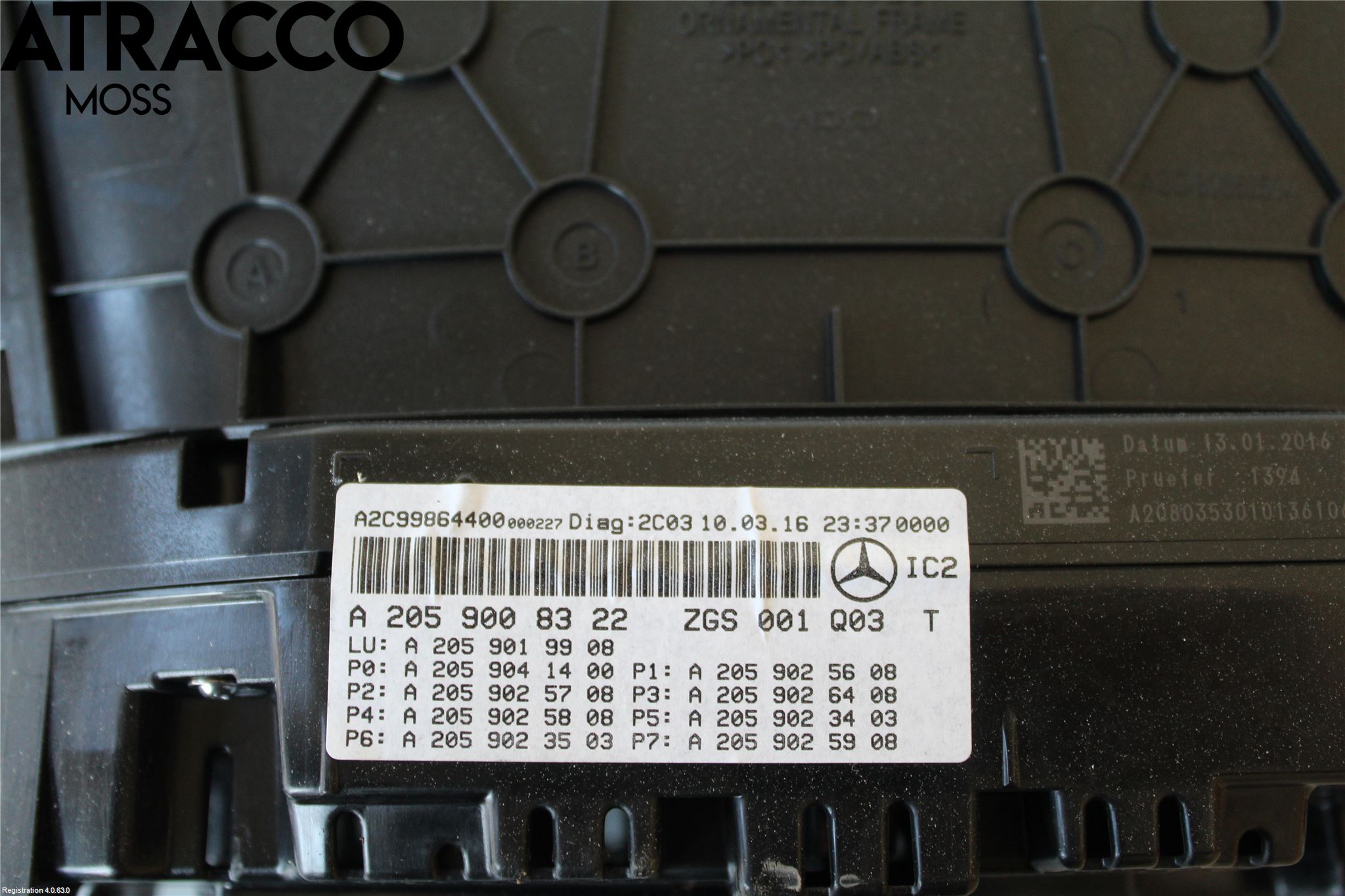 Mercedes-Benz MB C-KLASS (W205) 14-21 Instrument Komb