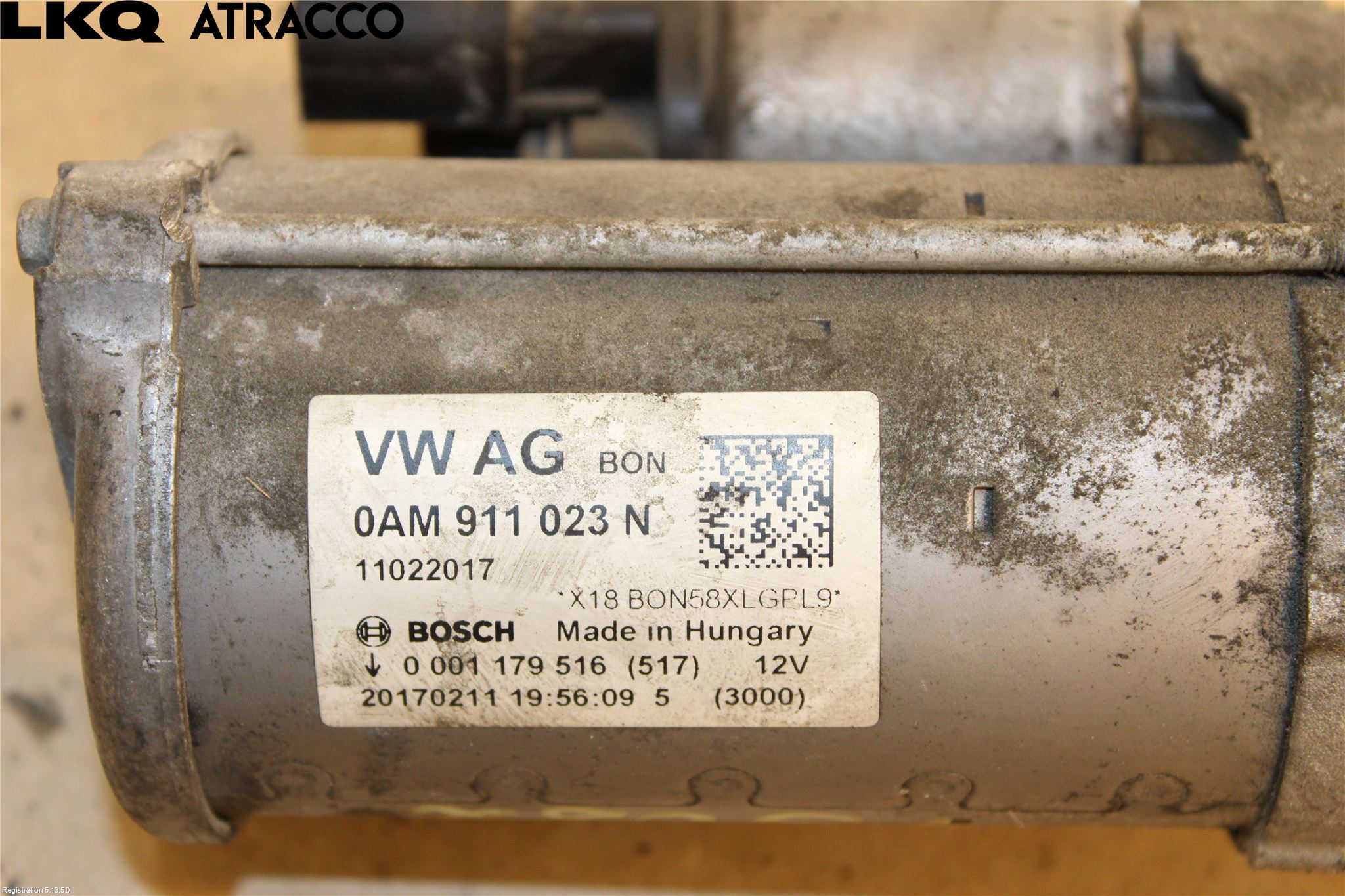 Volkswagen VW POLO 10-17 Startmotor
