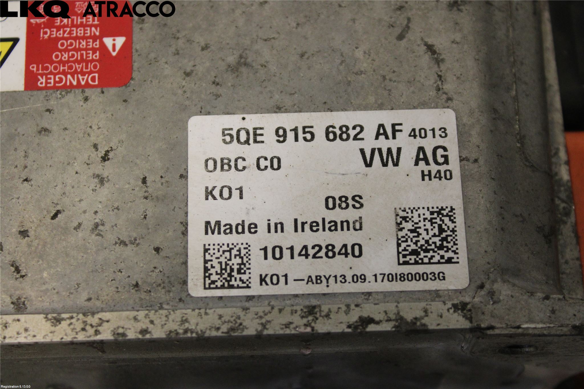 Volkswagen VW PASSAT 15-19 Batteriladdare Högspänning