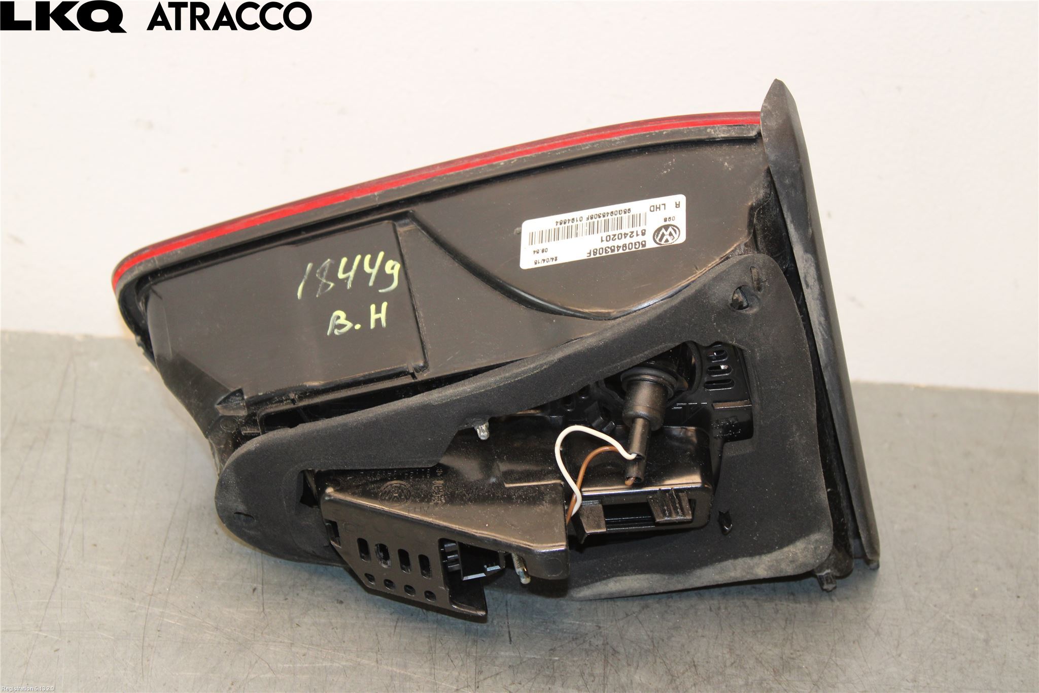Volkswagen VW GOLF / E-GOLF VII 13-20 Bakljus Lucka Hö