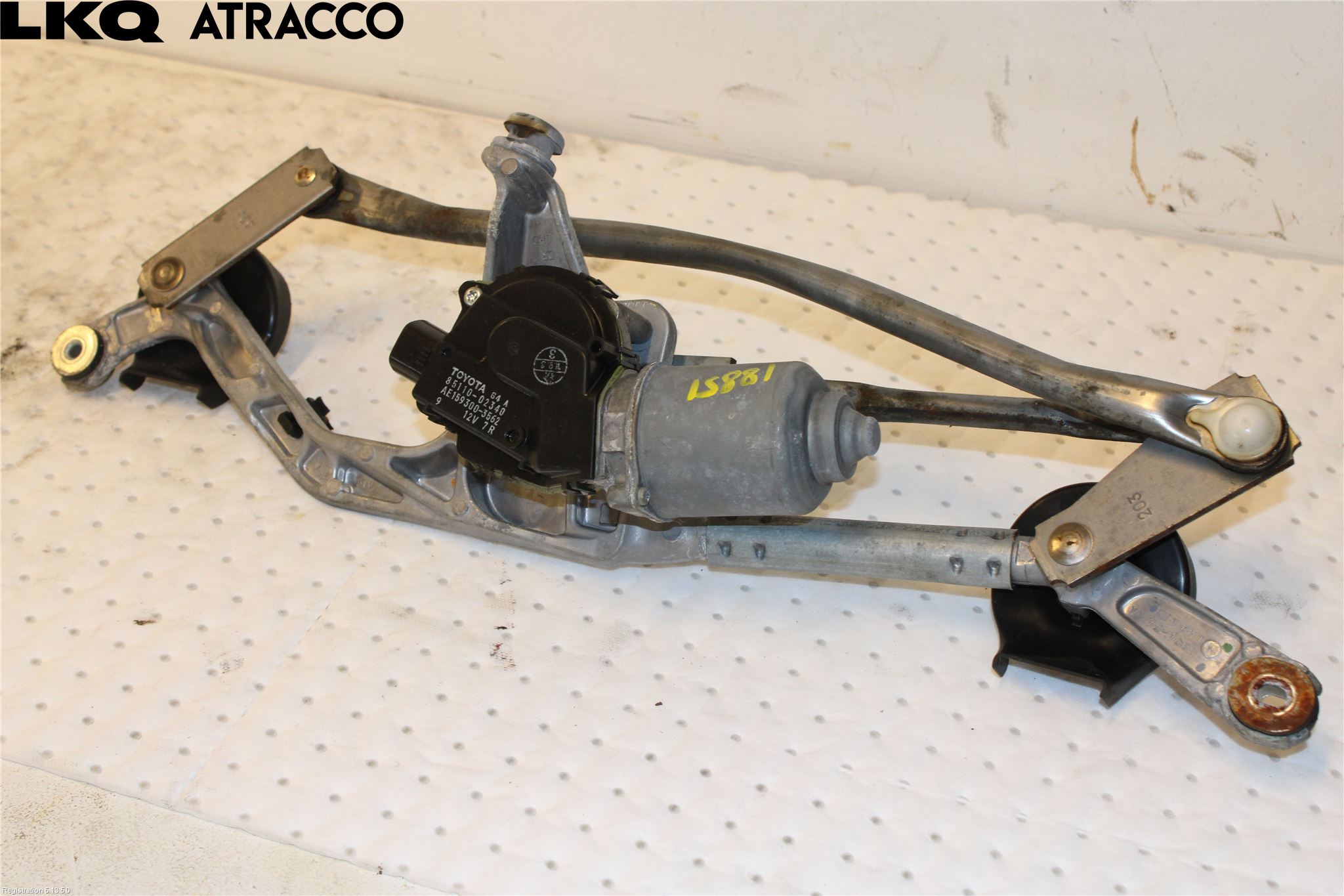 Toyota AURIS 13-19 Torkarmotor Vindruta