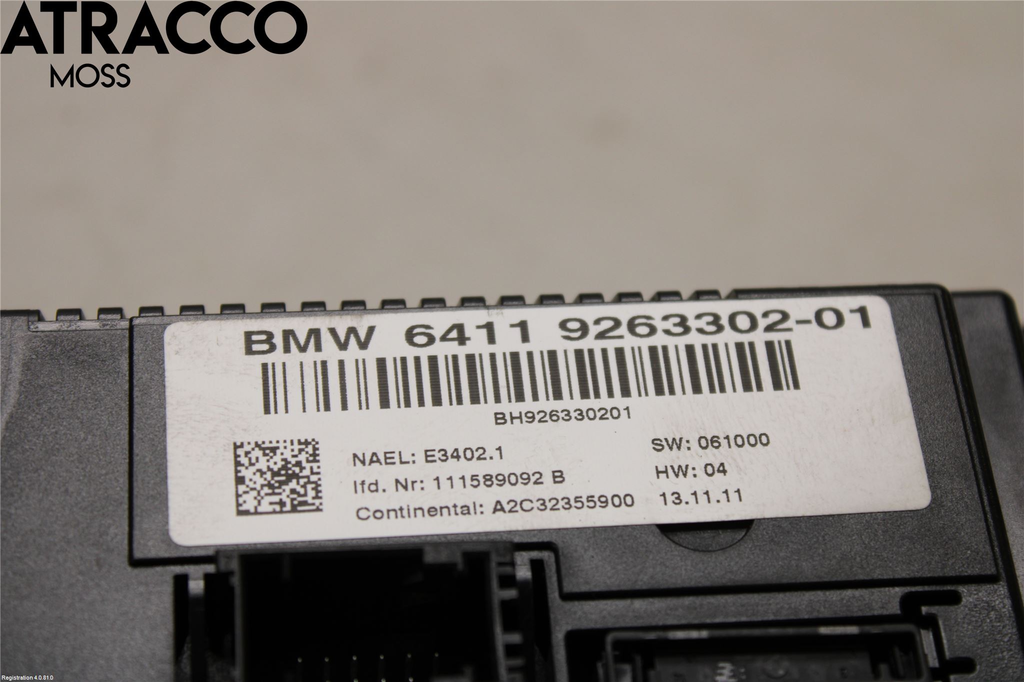 BMW 3 E90/91 SED/TOU 05-12 Ac Styrenhet Ac Manöveren