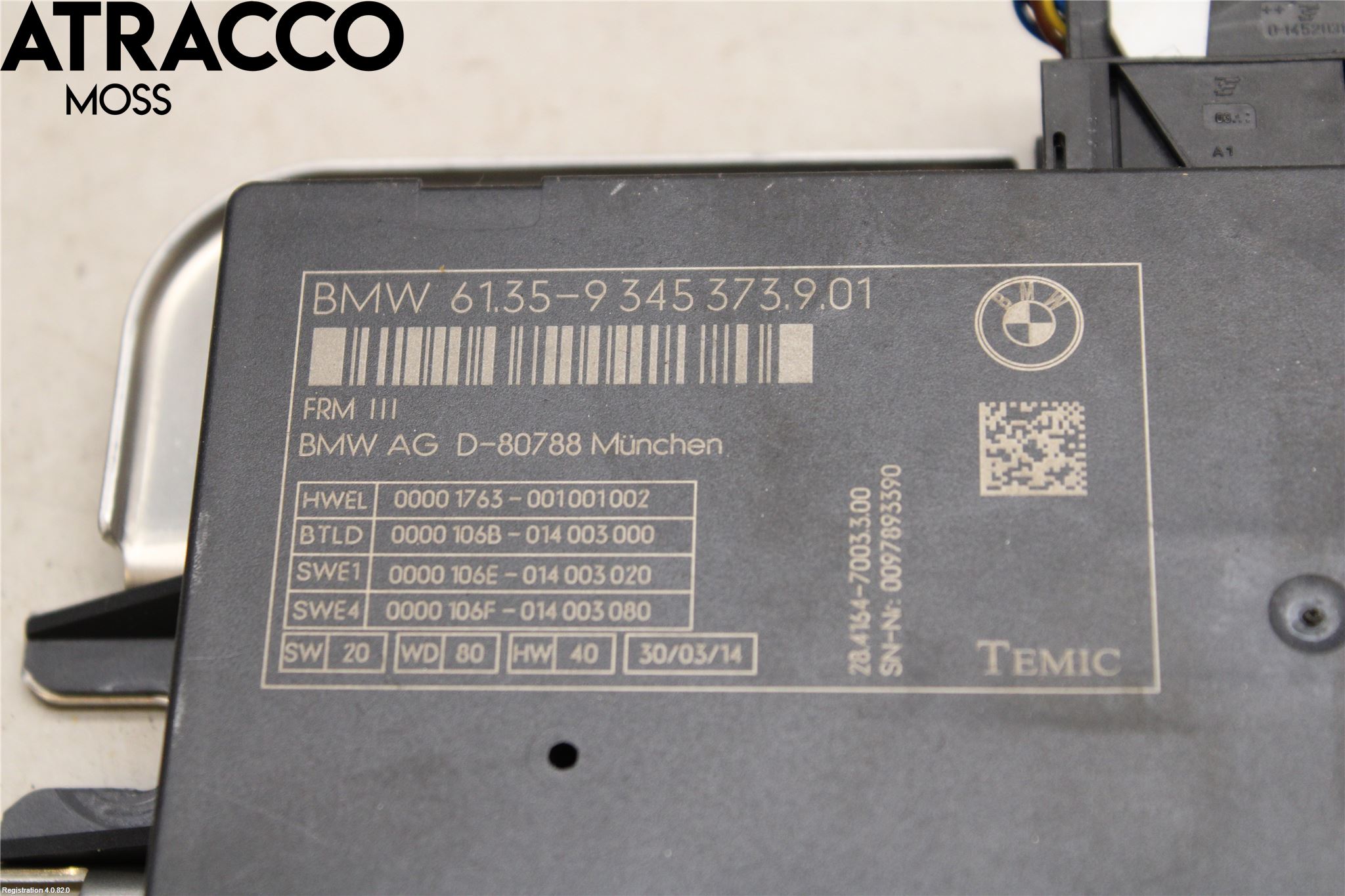BMW 5 F10/F11/F18 09-17 Styrenhet Övrigt