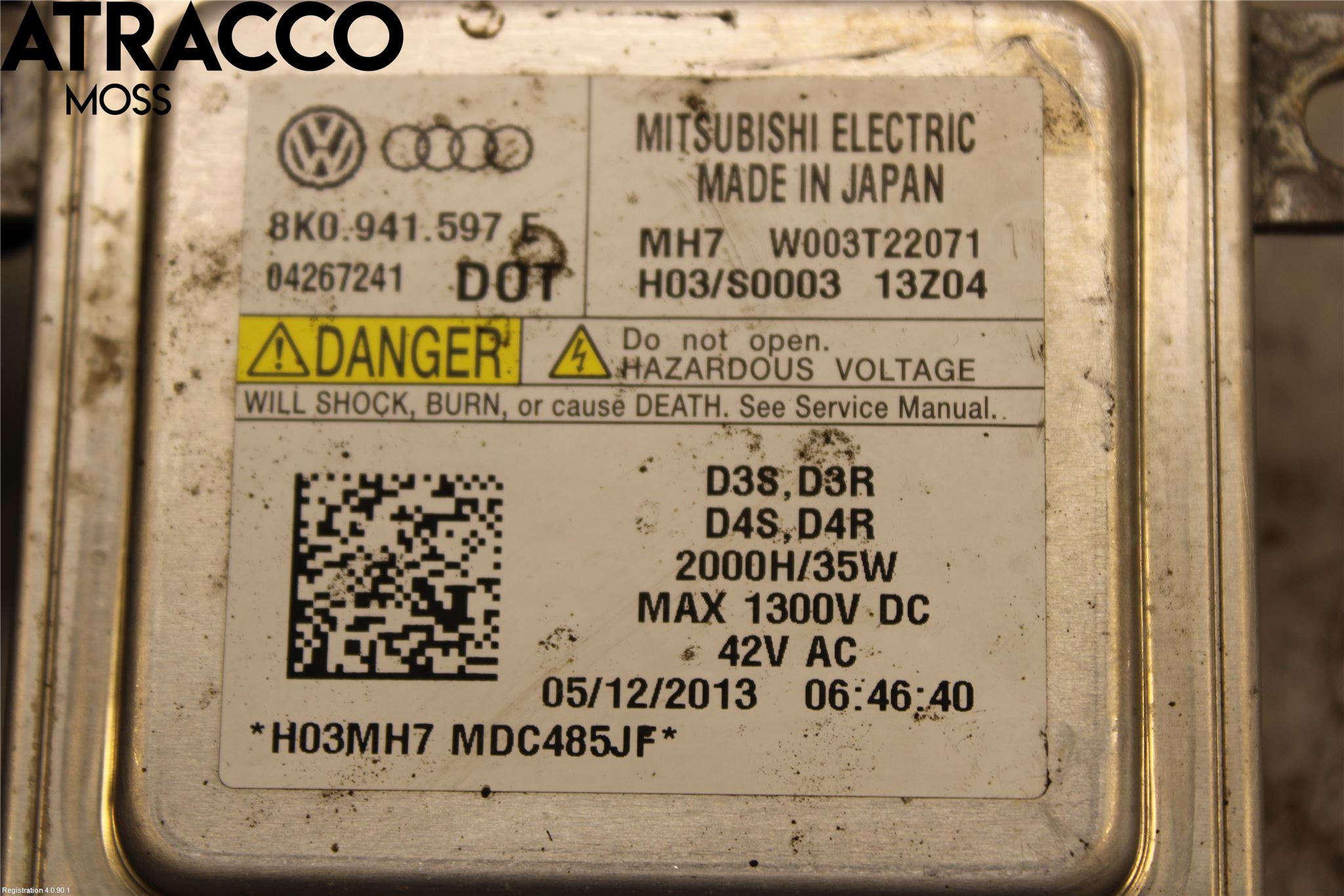 Audi A4 12-15 Styrenhet Strålkastare