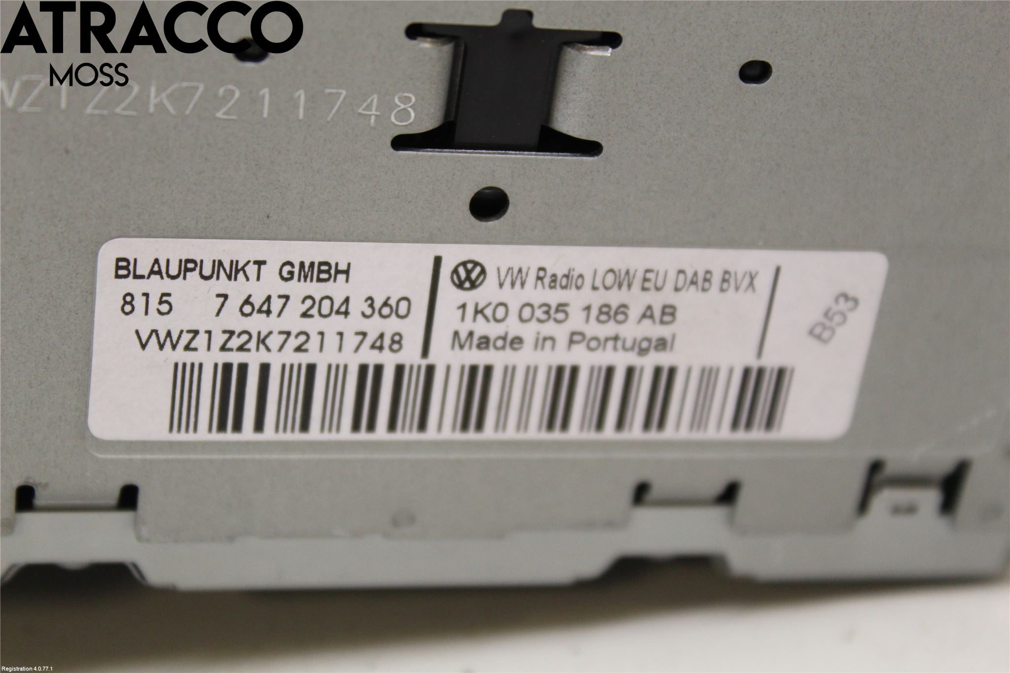 Volkswagen VW TOURAN 10-15 Cd Radio - Multimediapanel