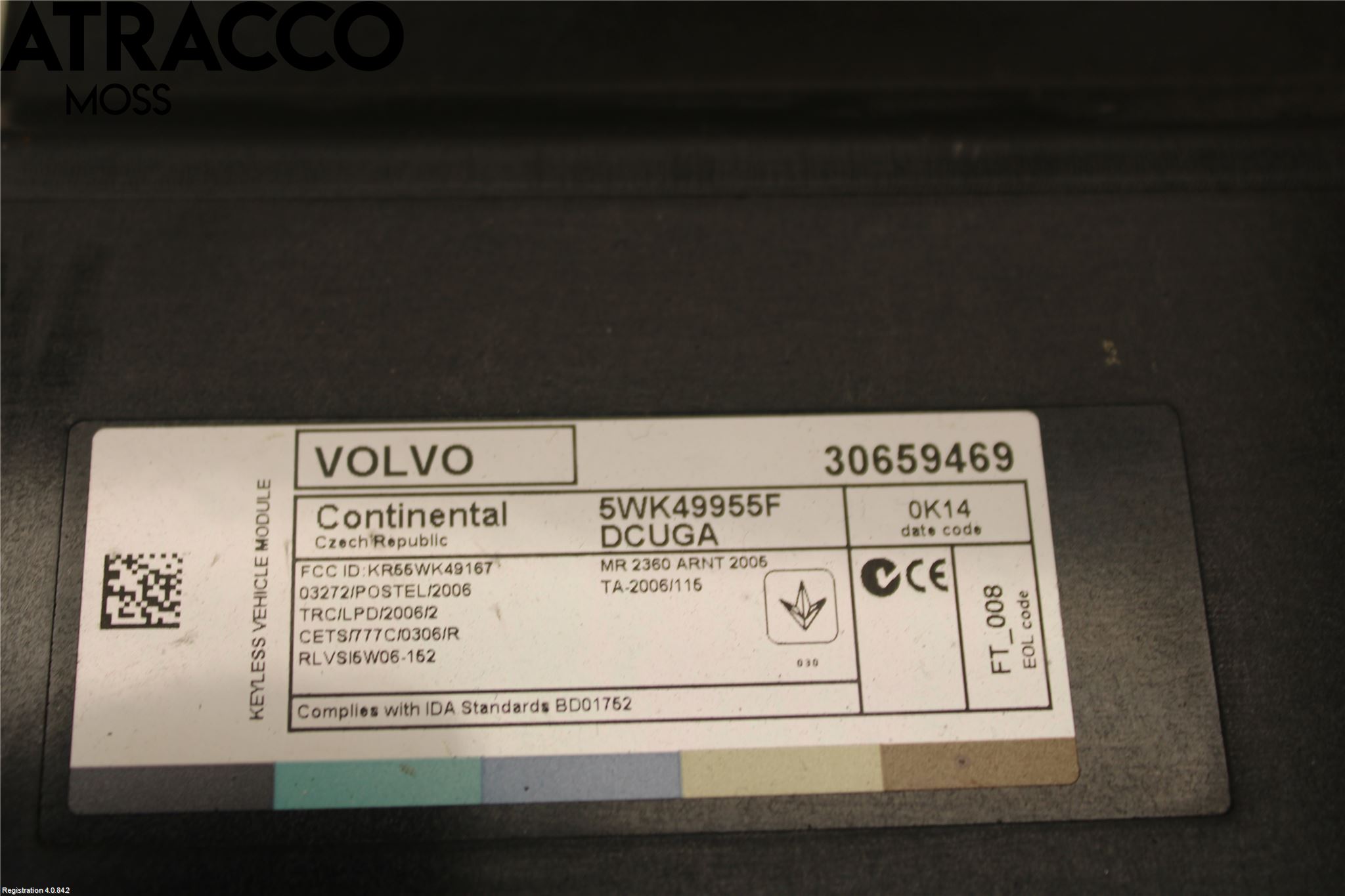 Volvo S60 11-13 Styrenhet Nyckellöst System