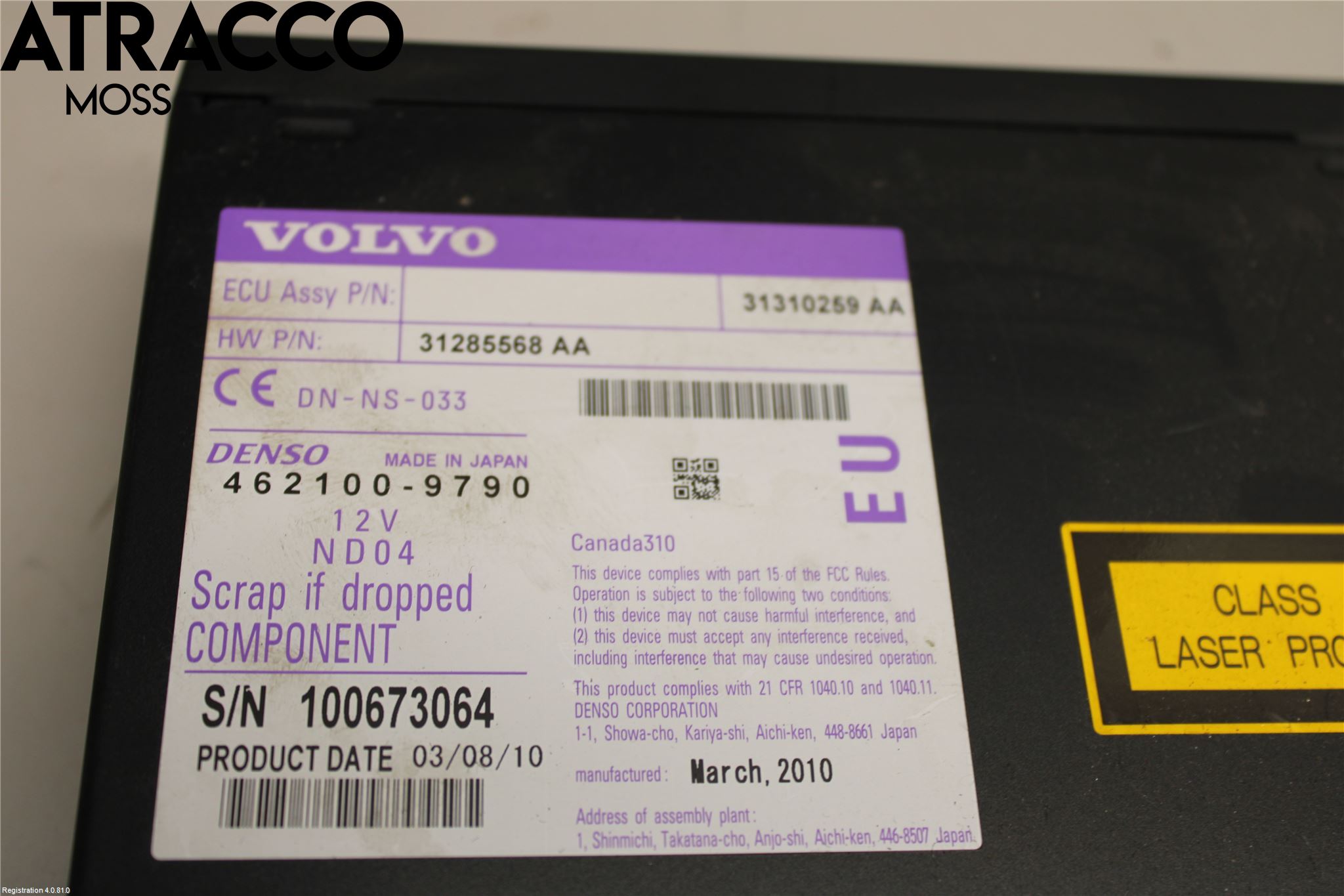 Volvo V70 08-13 Dvd