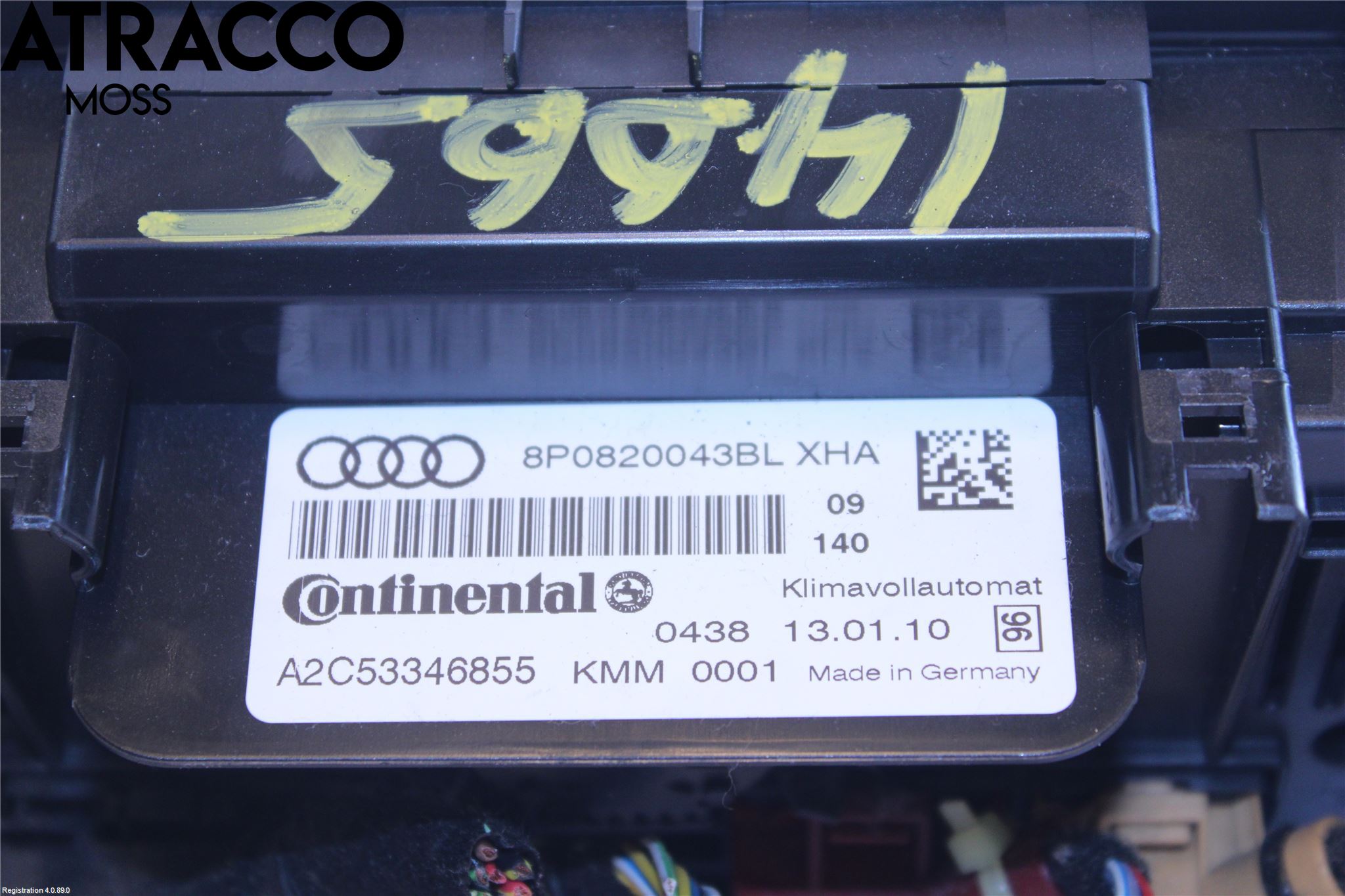 Audi A3/S3 05-13 Ac Styrenhet Ac Manöveren