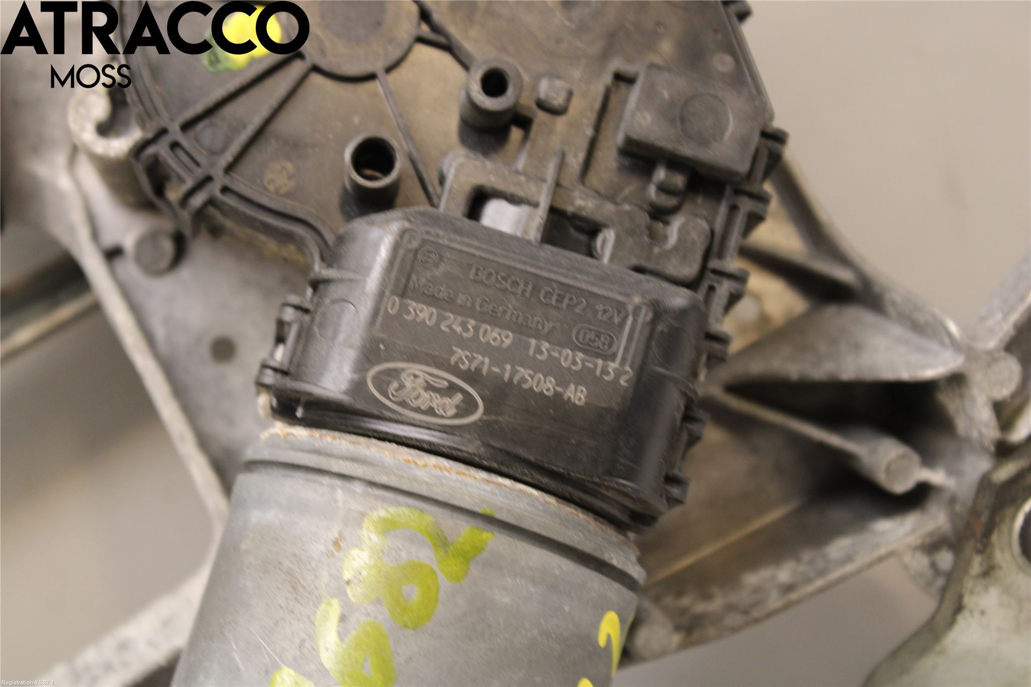 BMW 5 F10/F11/F18 09-17 Torkarmotor Vindruta