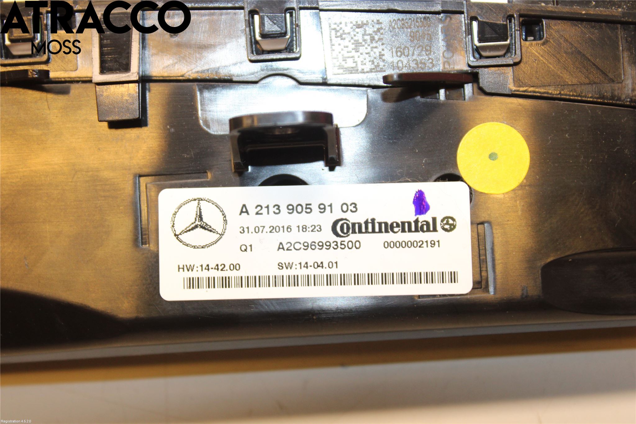 Mercedes-Benz MB E-KLASS (W213) 16-23 Ac Styrenhet Ac Manöveren