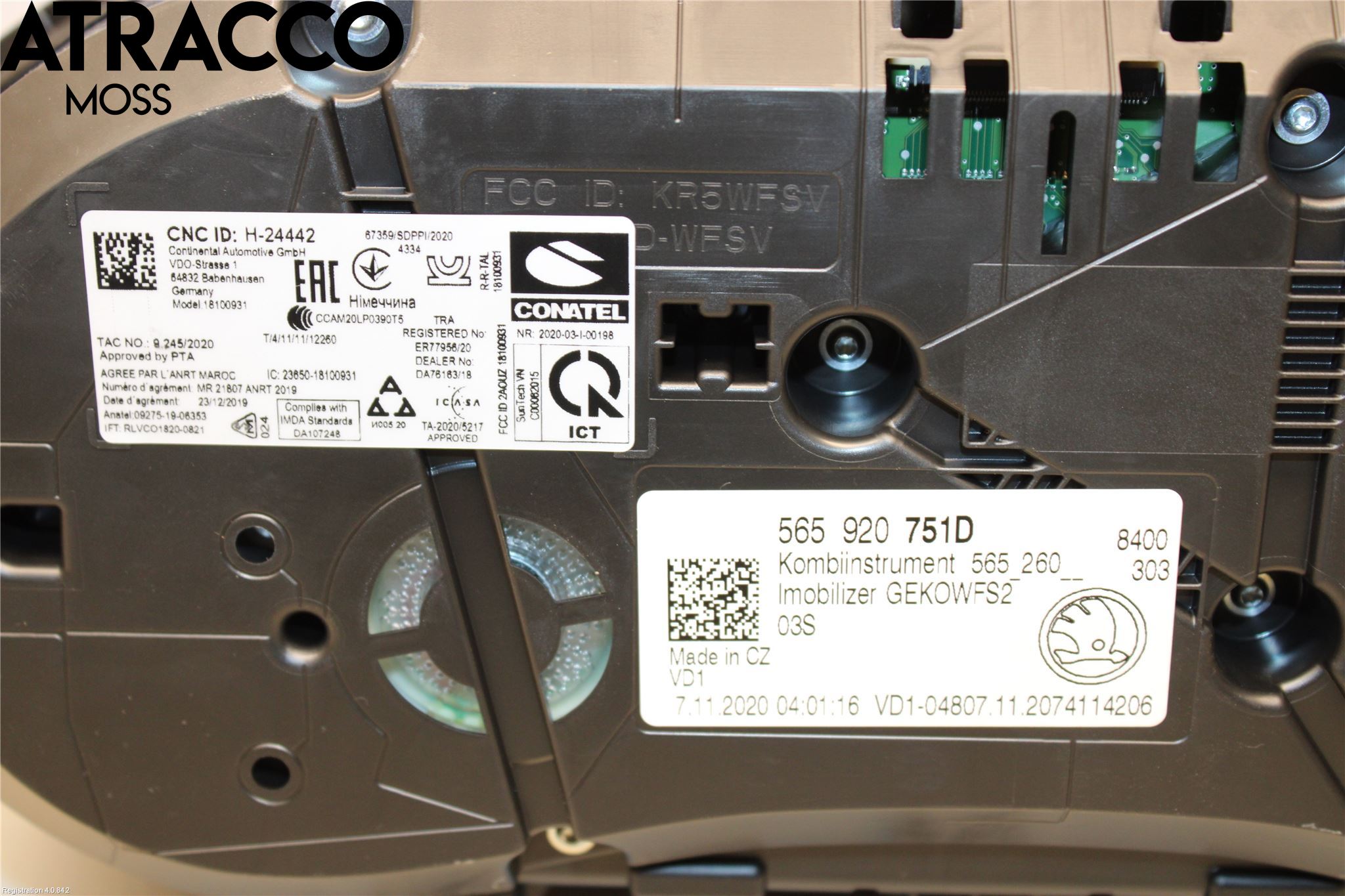 Skoda KODIAQ 17-24 Instrument Komb