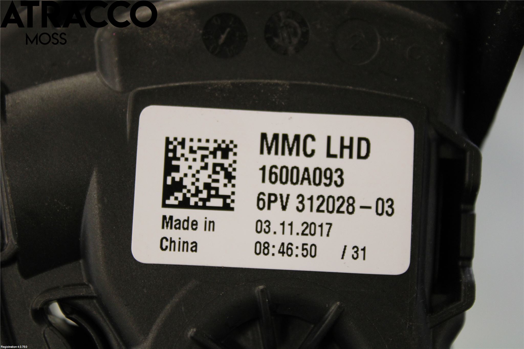 Mitsubishi SPACE STAR 13- Pedal Gas-Broms-Koppling