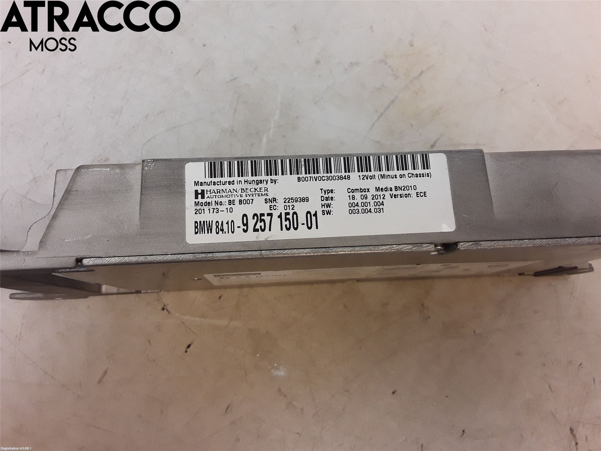 BMW 1 F20/F21 11-19 Radio-Stereo Förstärkare