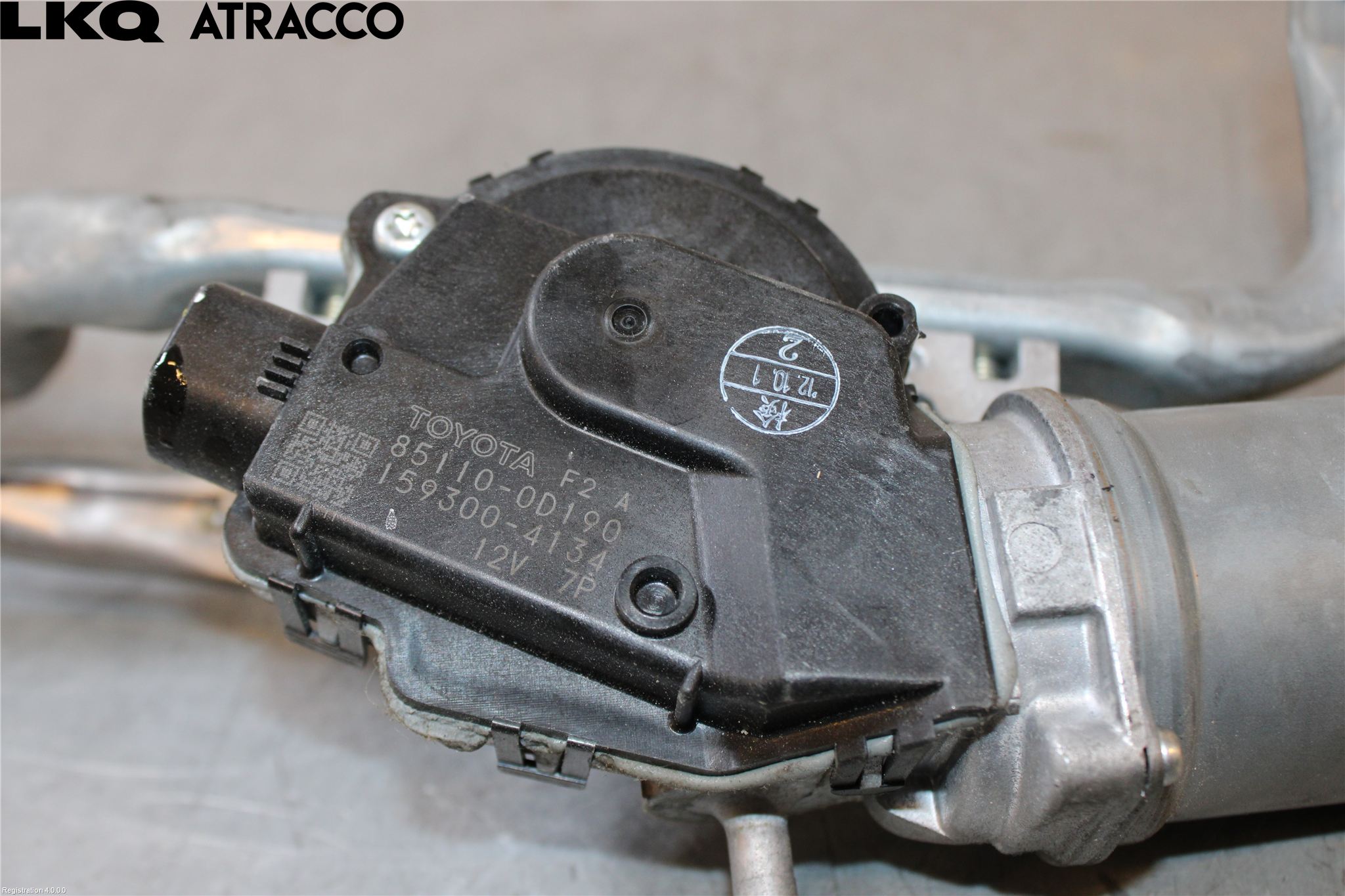 Toyota YARIS XP130 12-14 Torkarmotor Vindruta