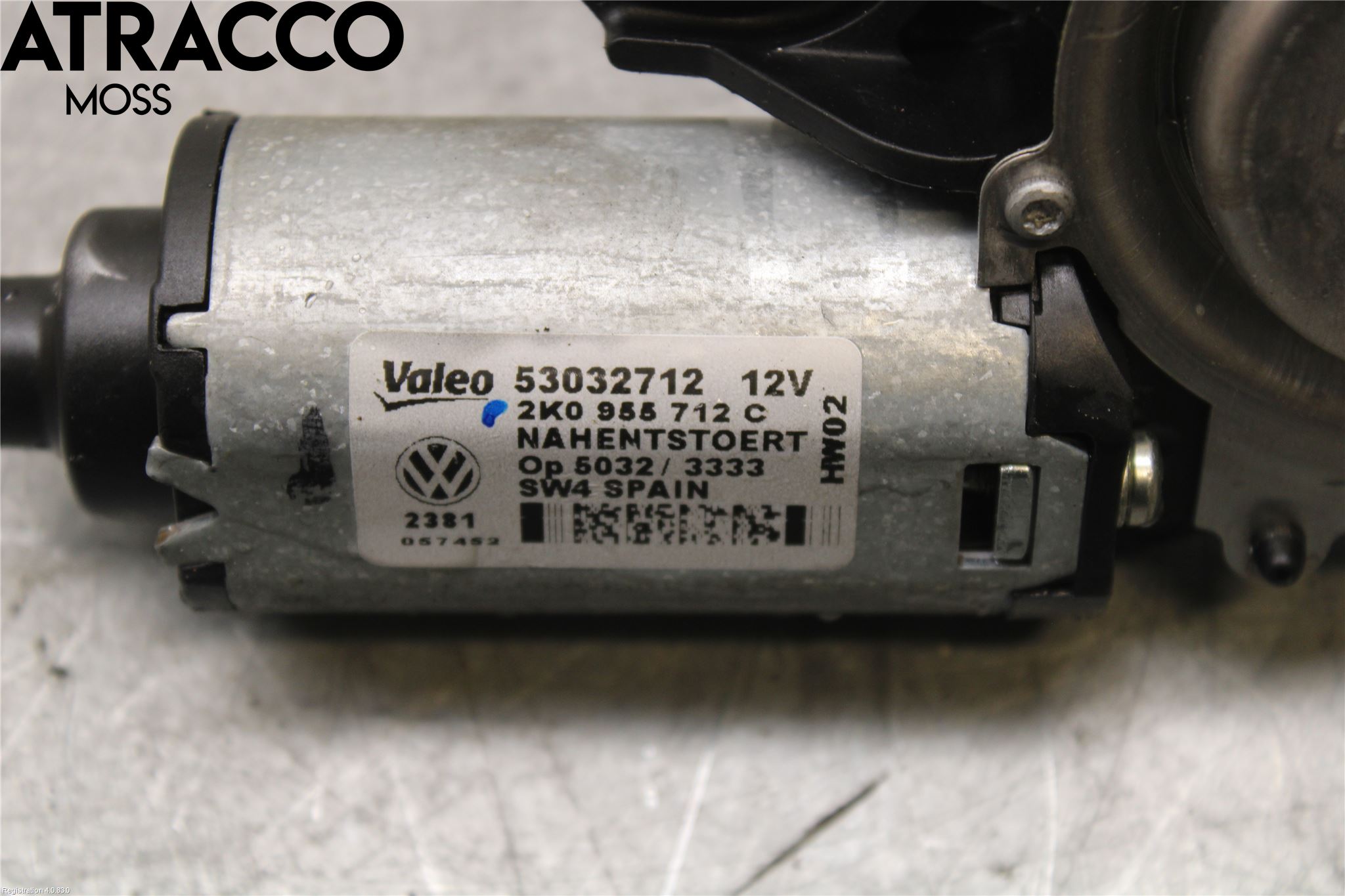 Volkswagen VW CADDY 11-15 Torkarmotor Baklucka