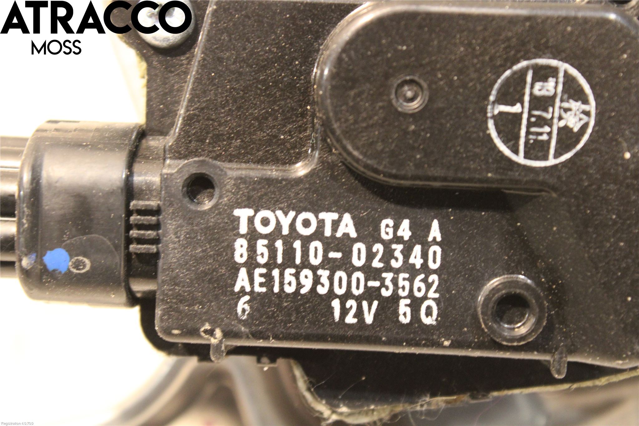 Toyota AURIS 13-19 Torkarmotor Vindruta