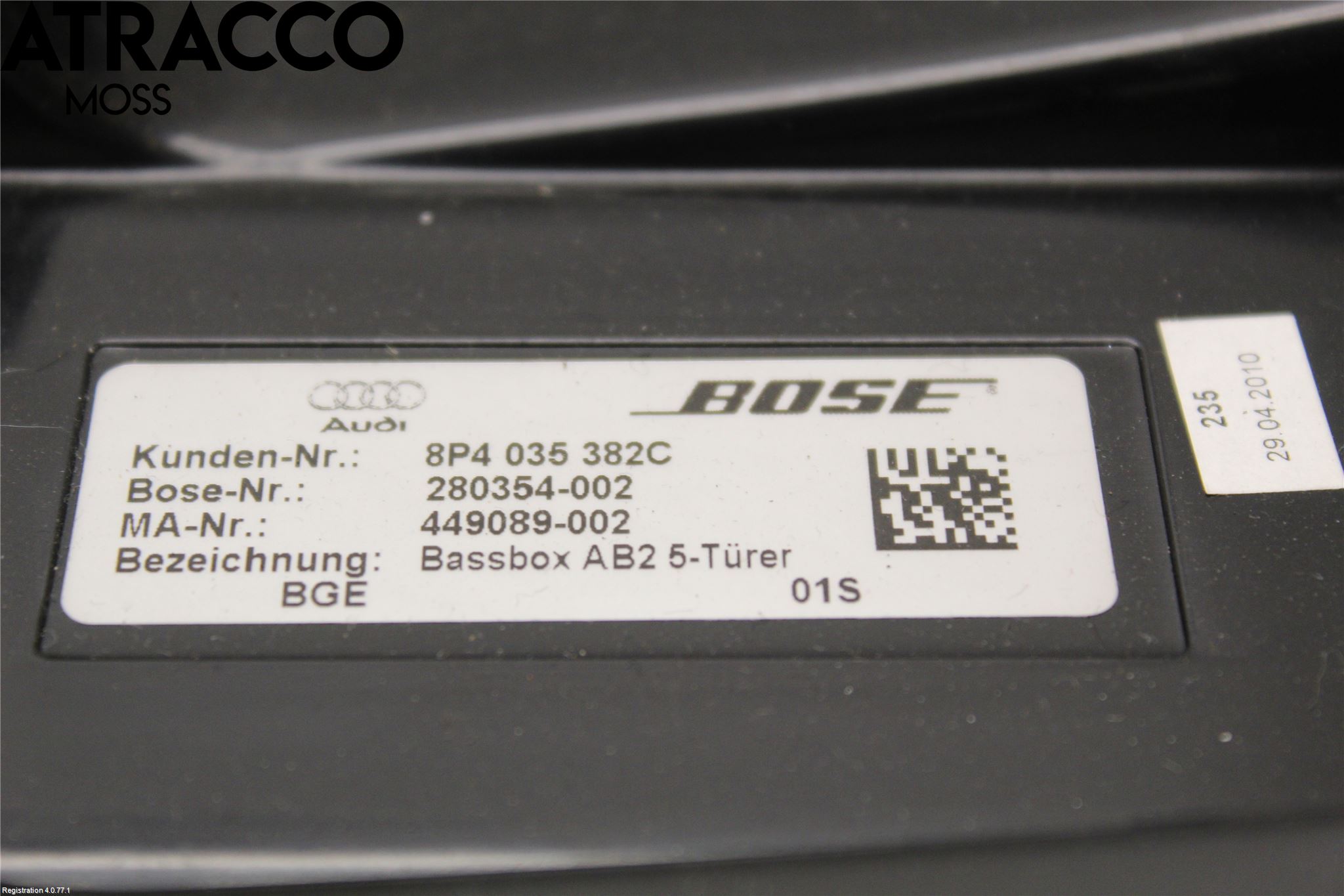 Audi A3/S3 05-13 Högtalare