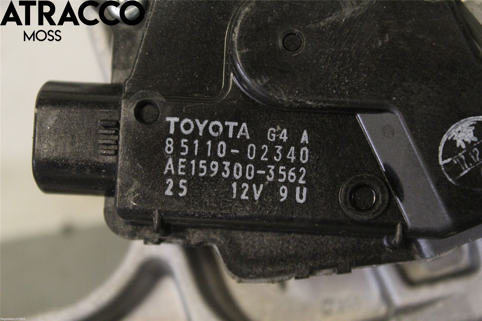 Toyota AURIS 13-19 Torkarmotor Vindruta