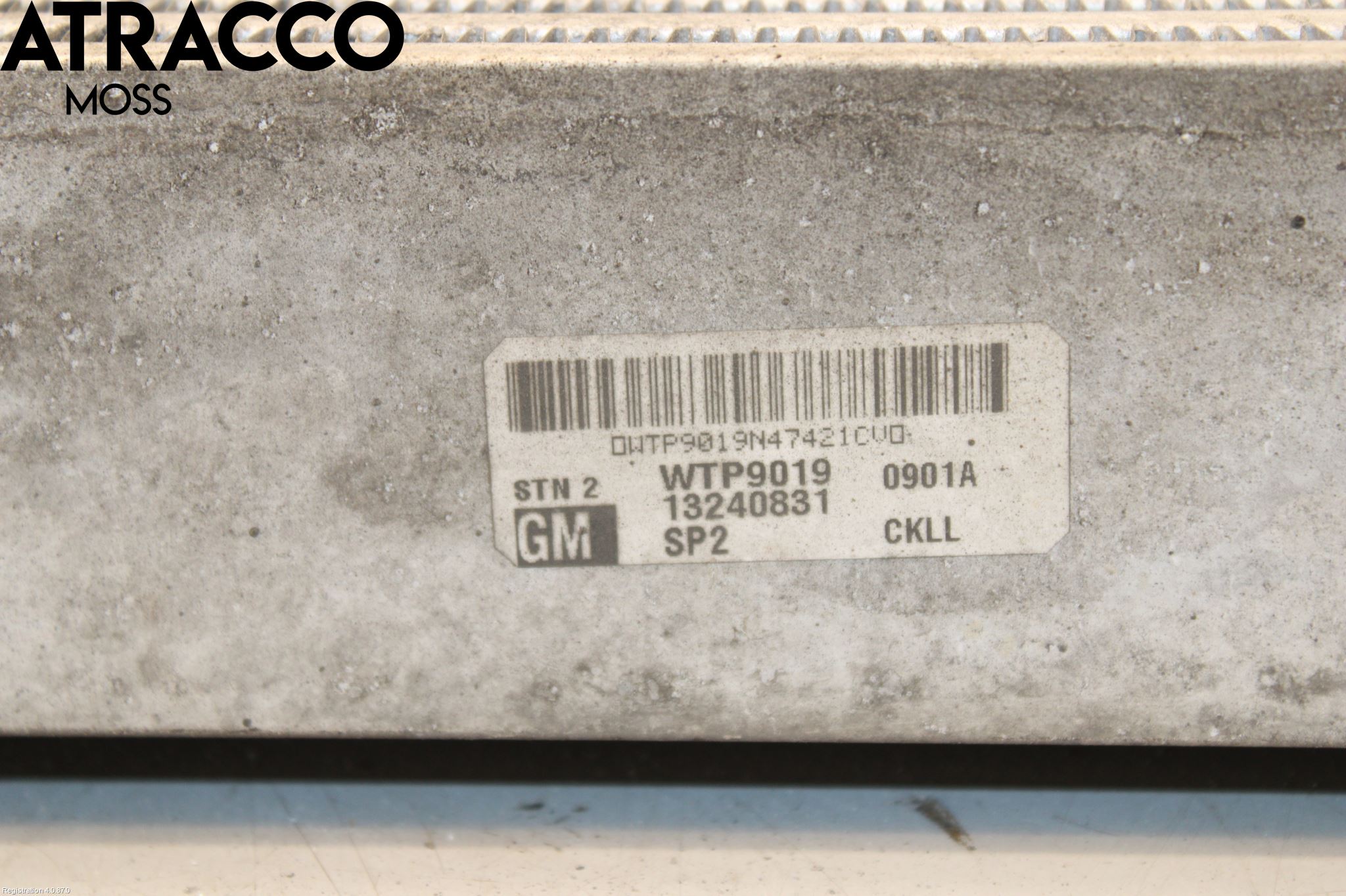 Opel COMBO 02-12 Laddluft-Intercooler Kyl
