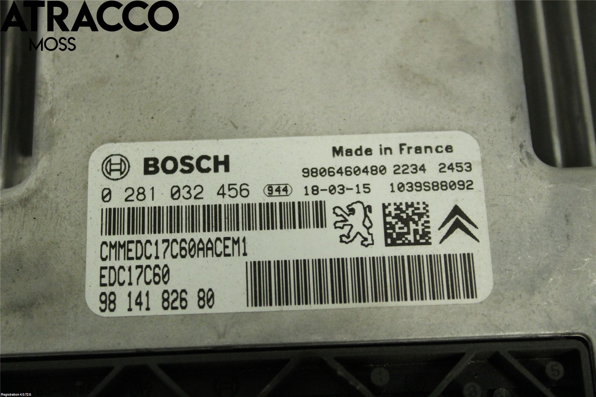 Citroen BERLINGO 08-18 Styrenhet Insprut Bensin