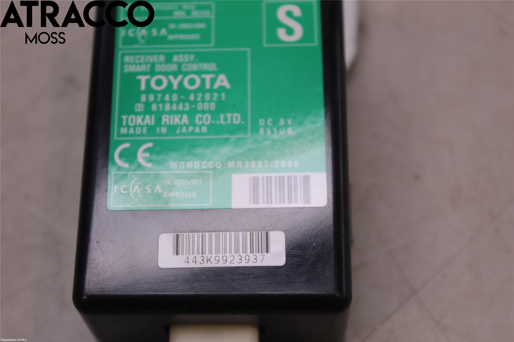 Toyota RAV 4 06-12 Styrenhet Dörr