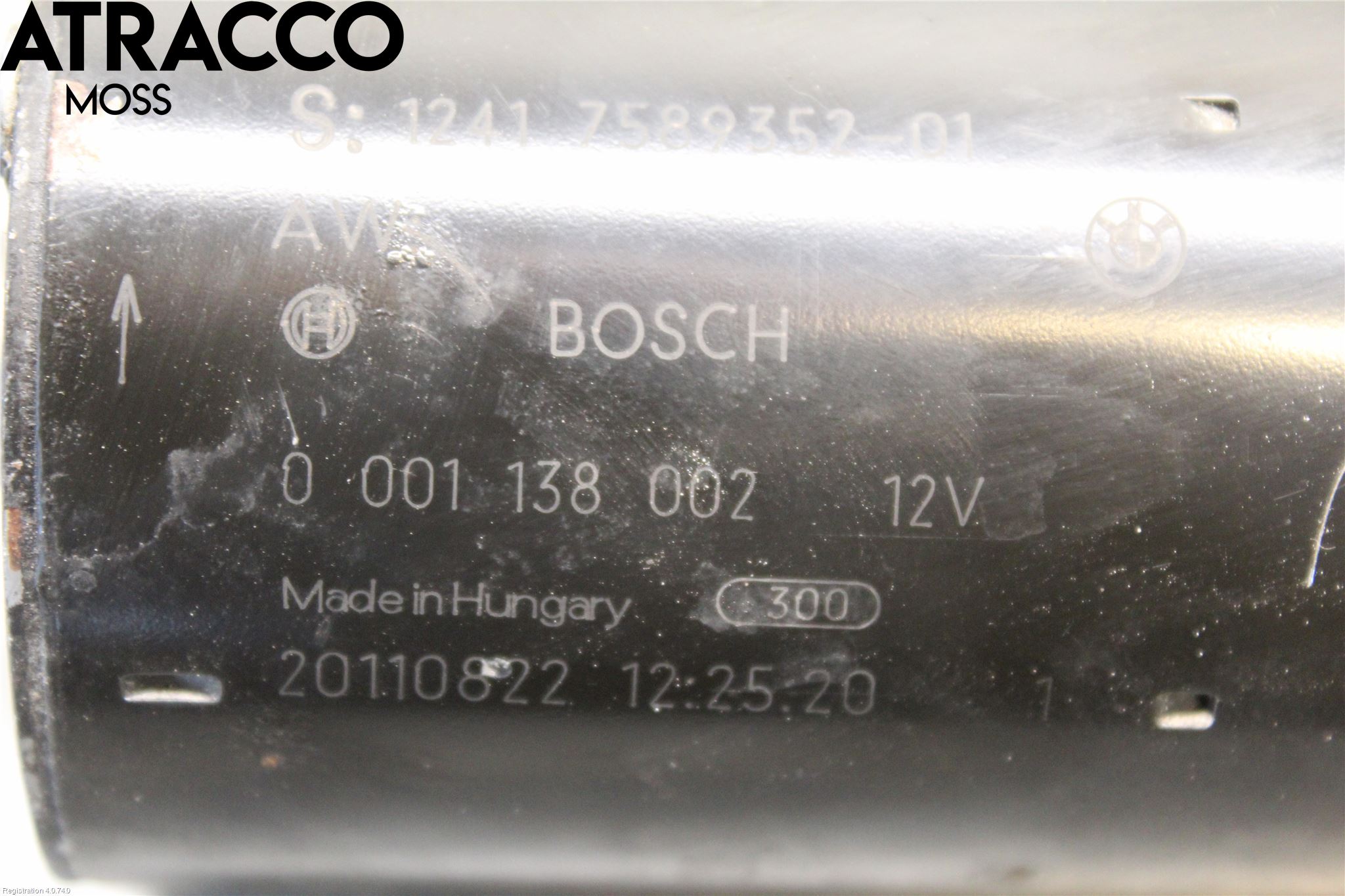 BMW 3 E90/91 SED/TOU 05-12 Startmotor