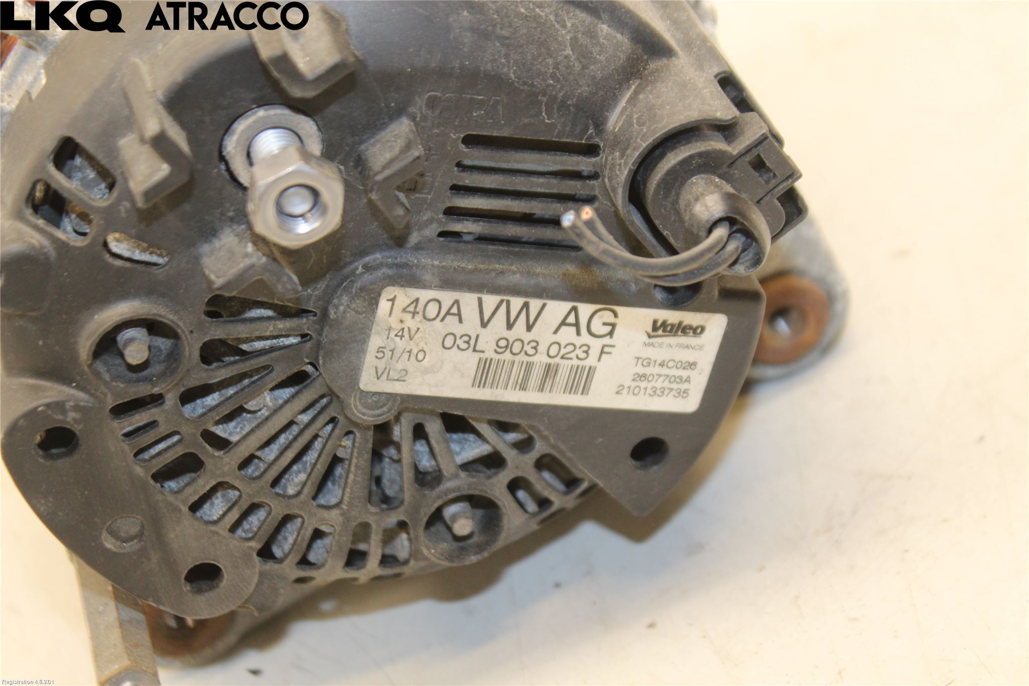 Volkswagen VW TIGUAN 07-16 Generator