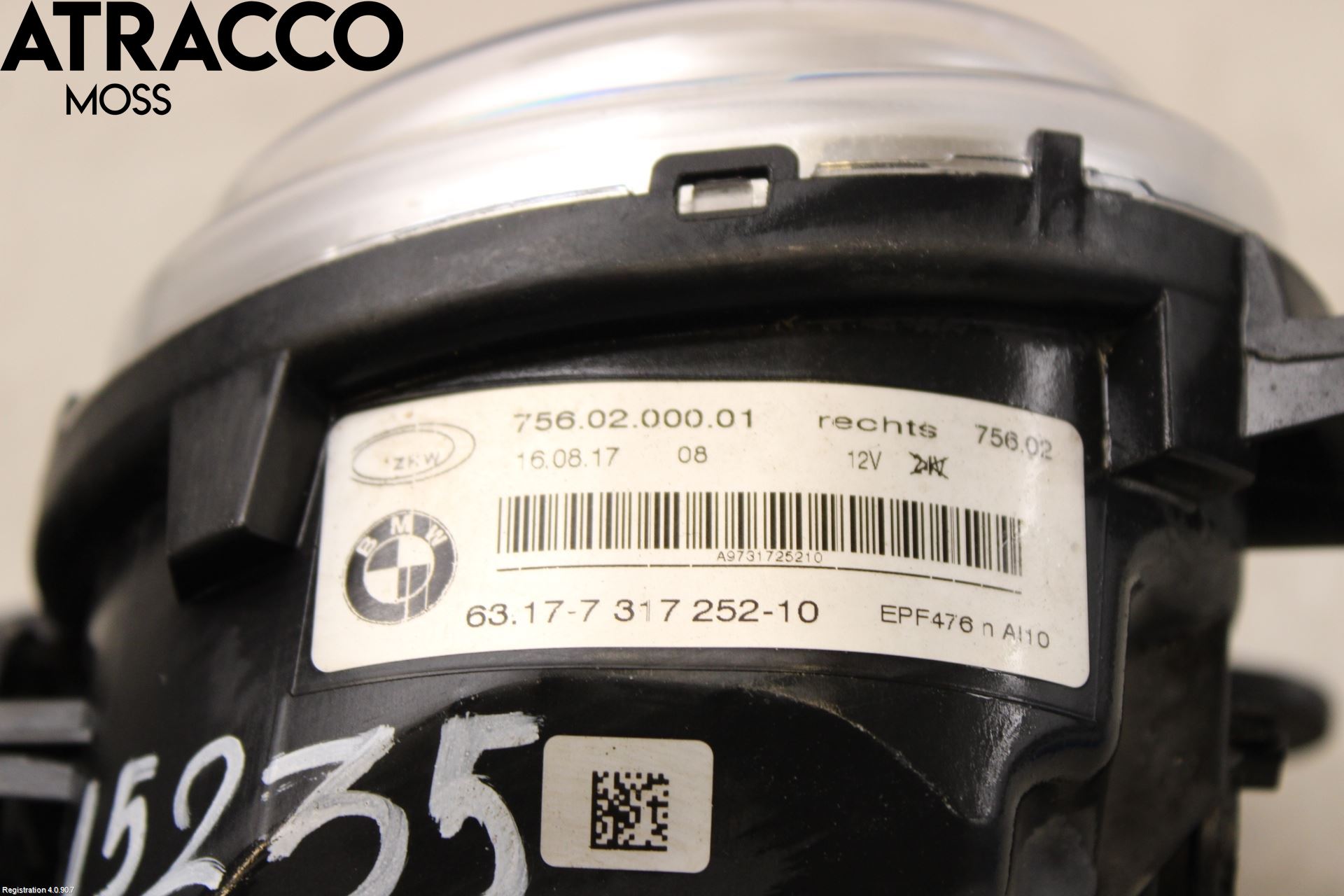 BMW X5 F15 13-18 Dimljus-Varselljus Fram