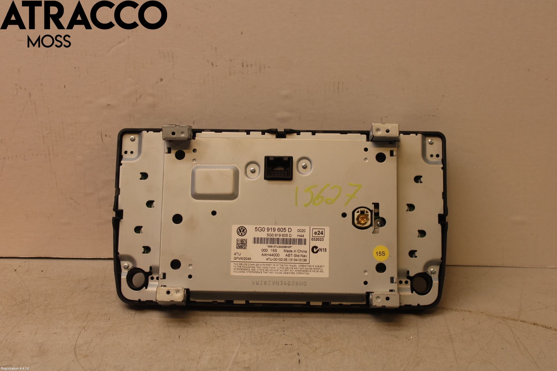 Volkswagen VW GOLF / E-GOLF VII 13-20 Multifunktionsdisplay