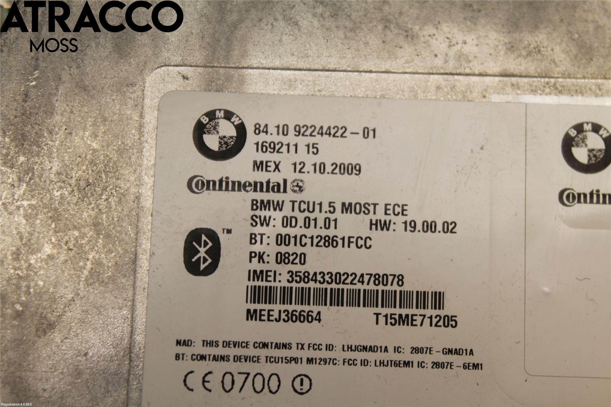 BMW 3 E90/91 SED/TOU 05-12 Styrenhet Tal