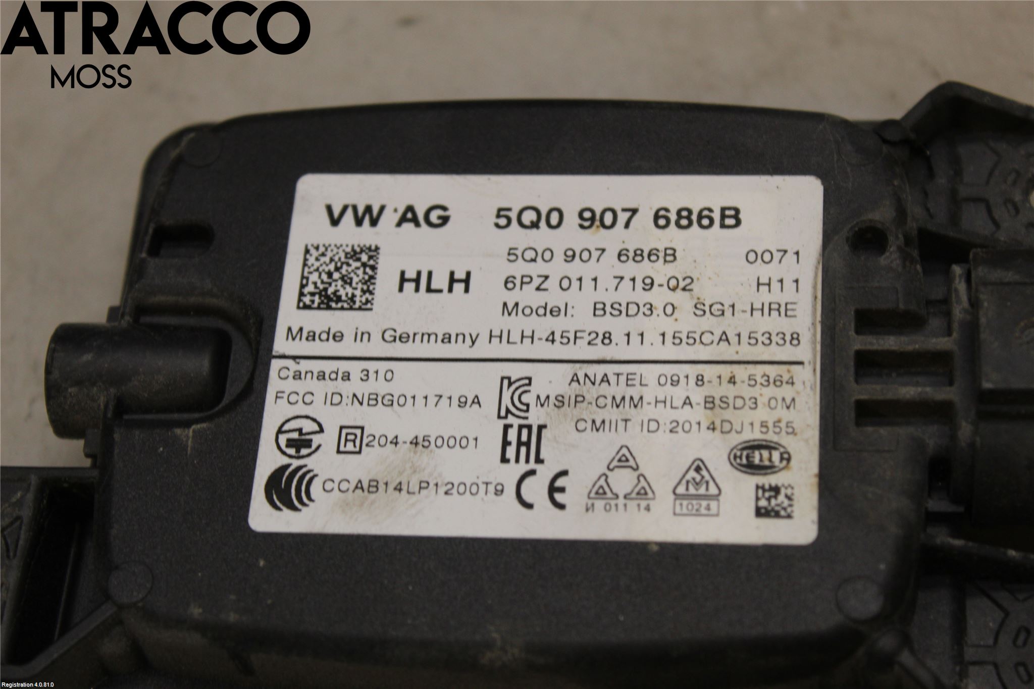Skoda SUPERB 16-24 Sensor Aktivt Kollisionsskydd