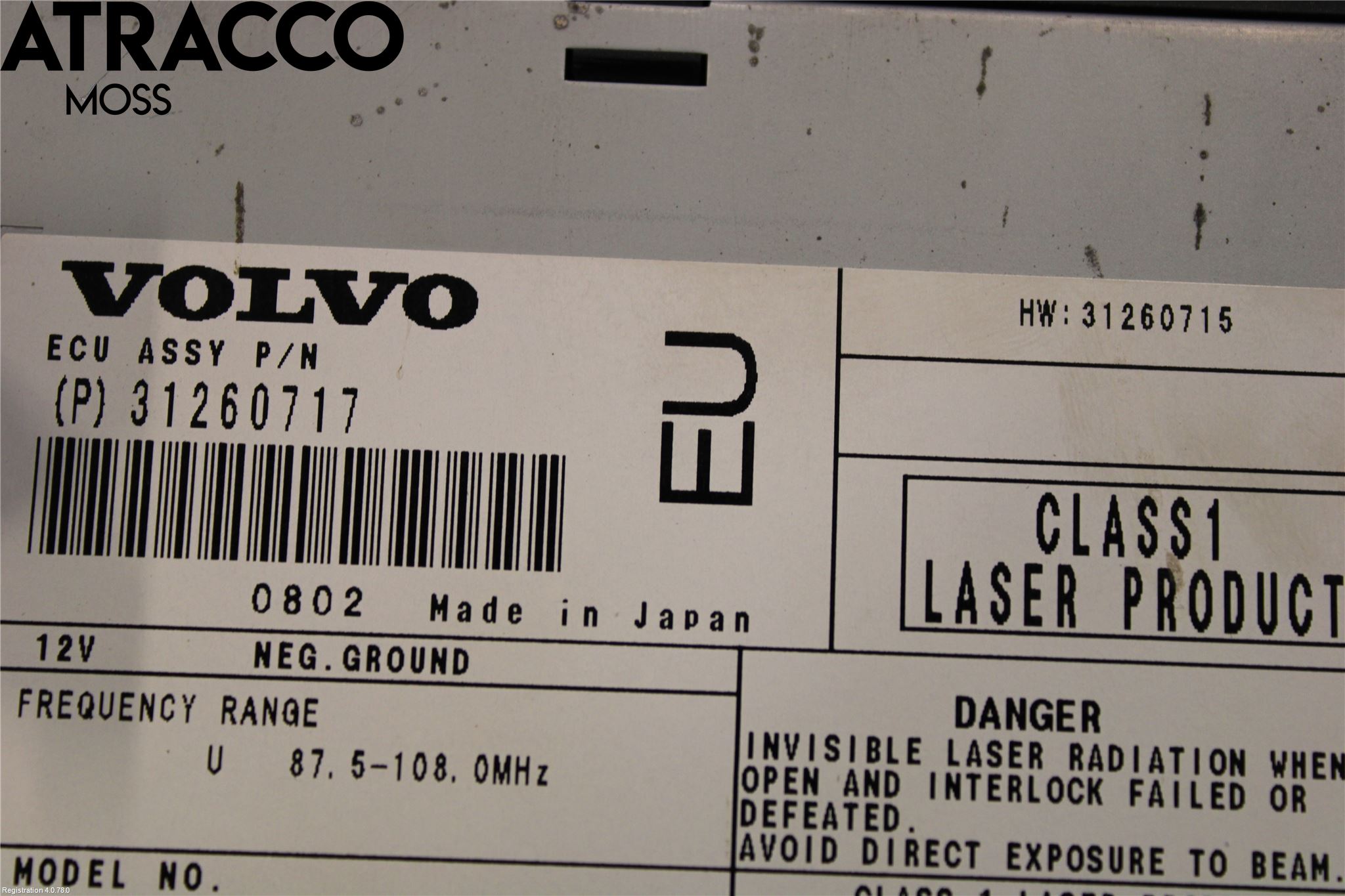 Volvo XC90 07-14 Radio Övrigt