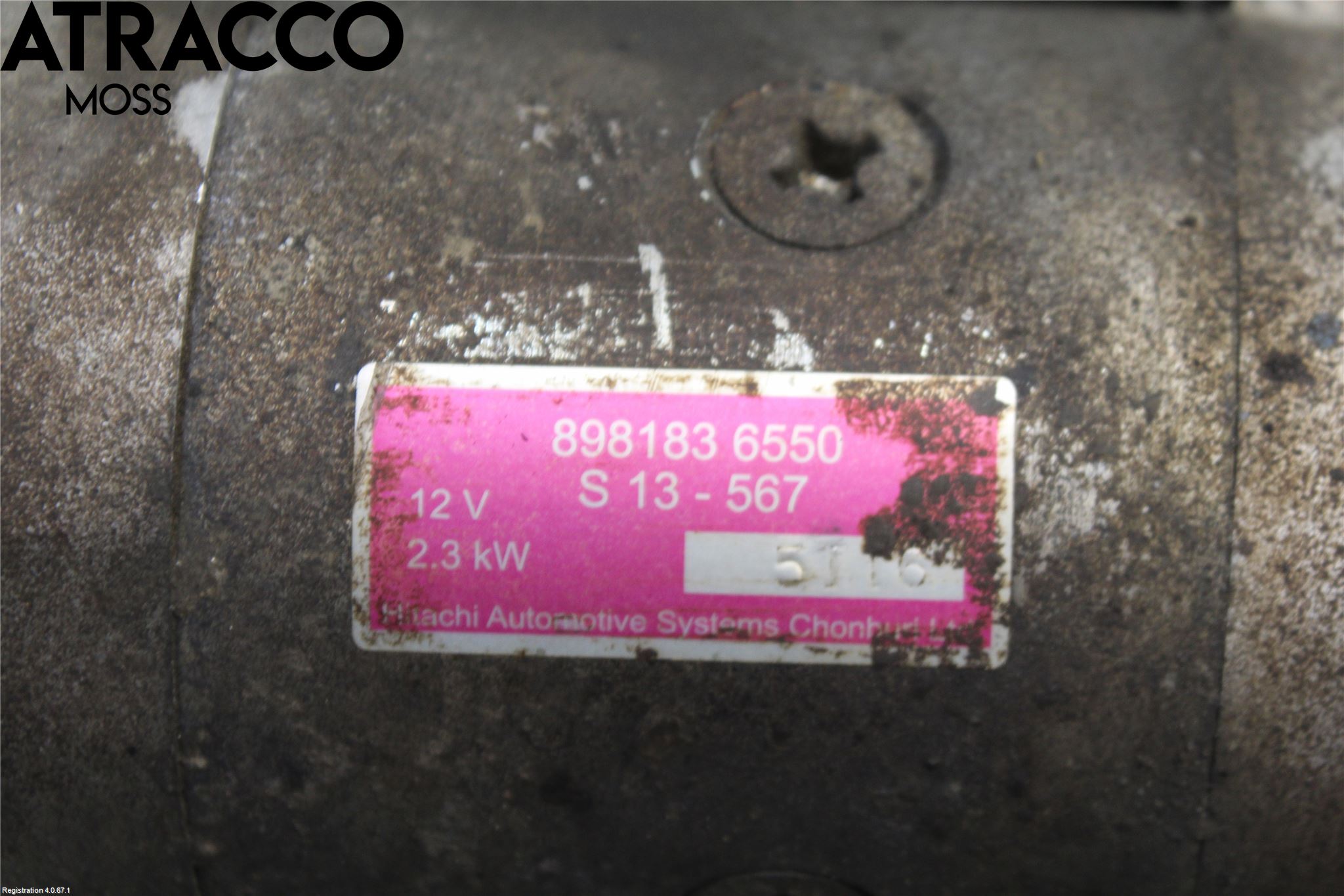 Isuzu D-MAX Startmotor Diesel