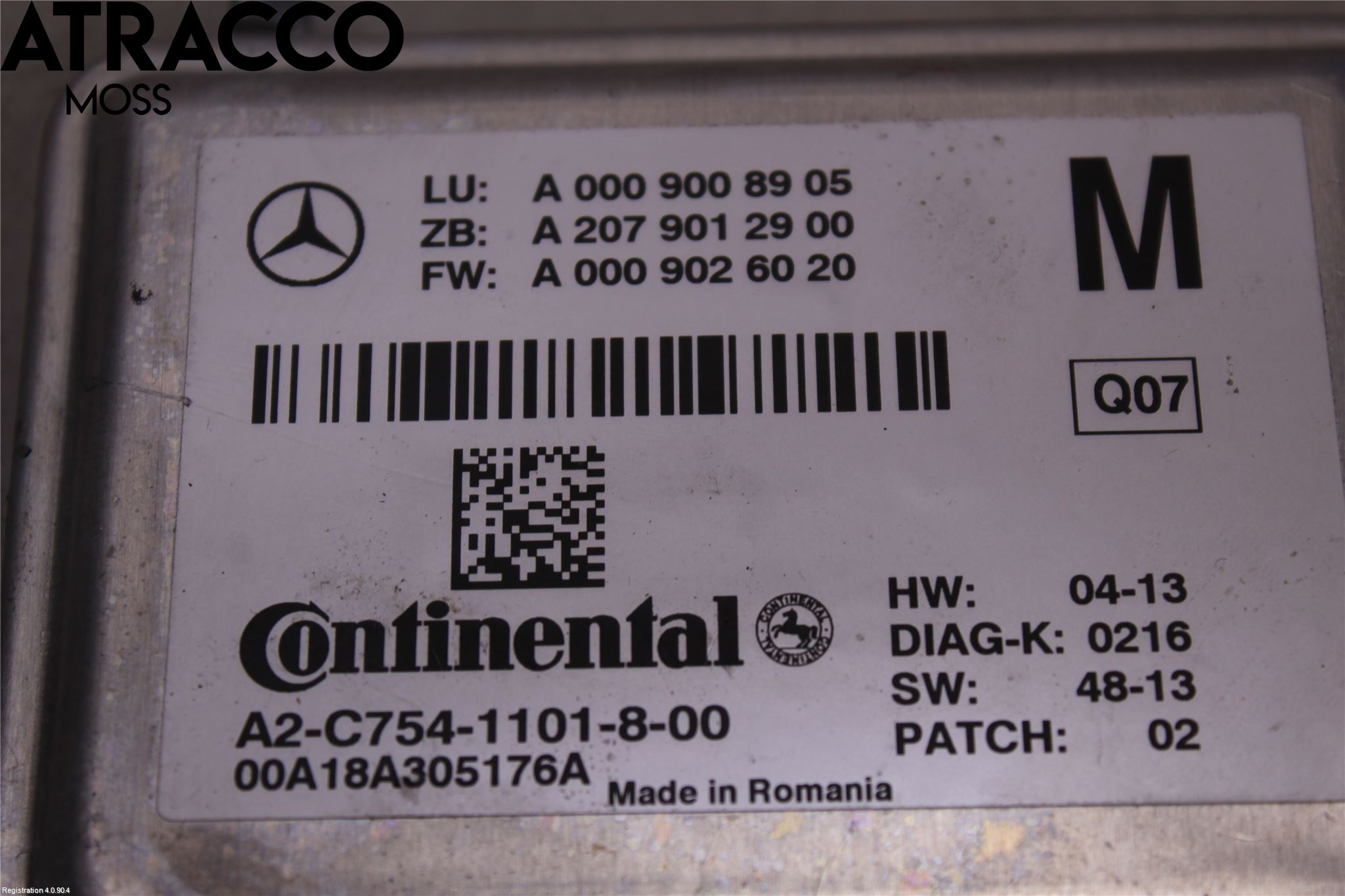 Mercedes-Benz MB VITO/V-KLASS (W640,W447,W448) 14- Parkeringshjälp Kamera