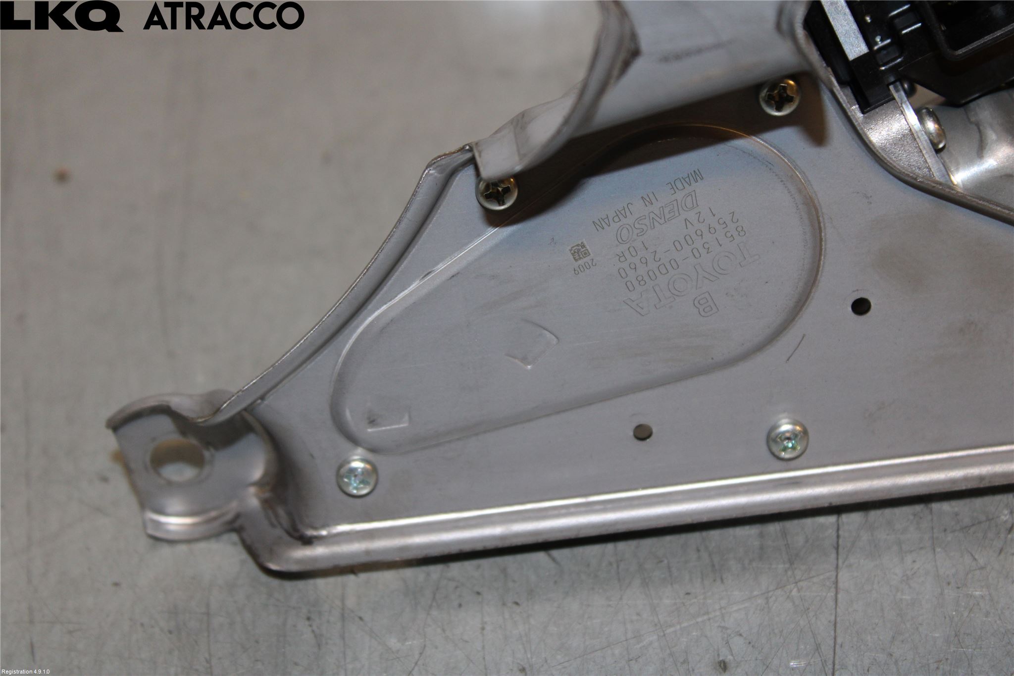 Toyota YARIS XP130 15-20 Torkarmotor Baklucka