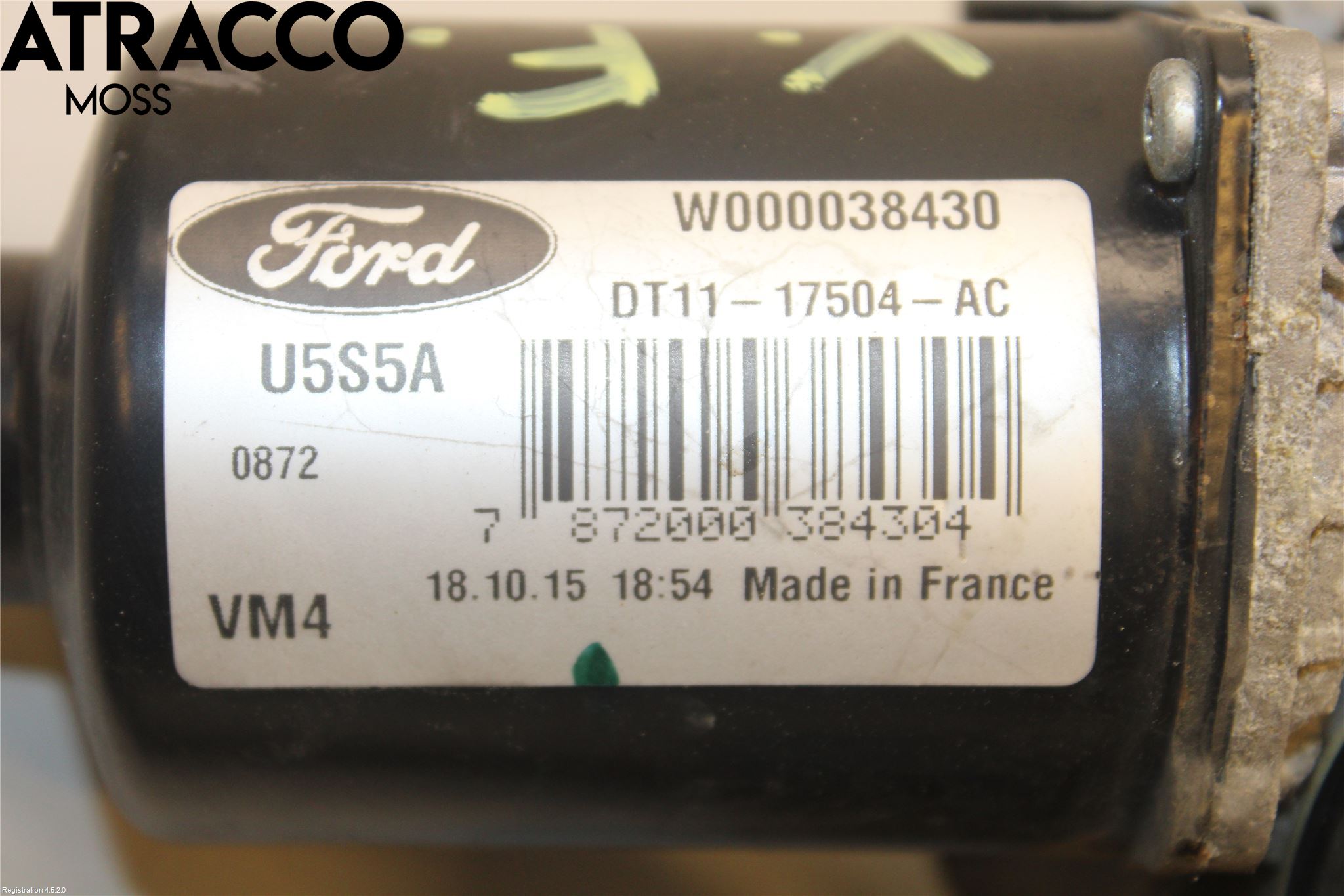 Ford TRANSIT/TOURNEO CONNECT 13-22 Torkarmotor Vindruta