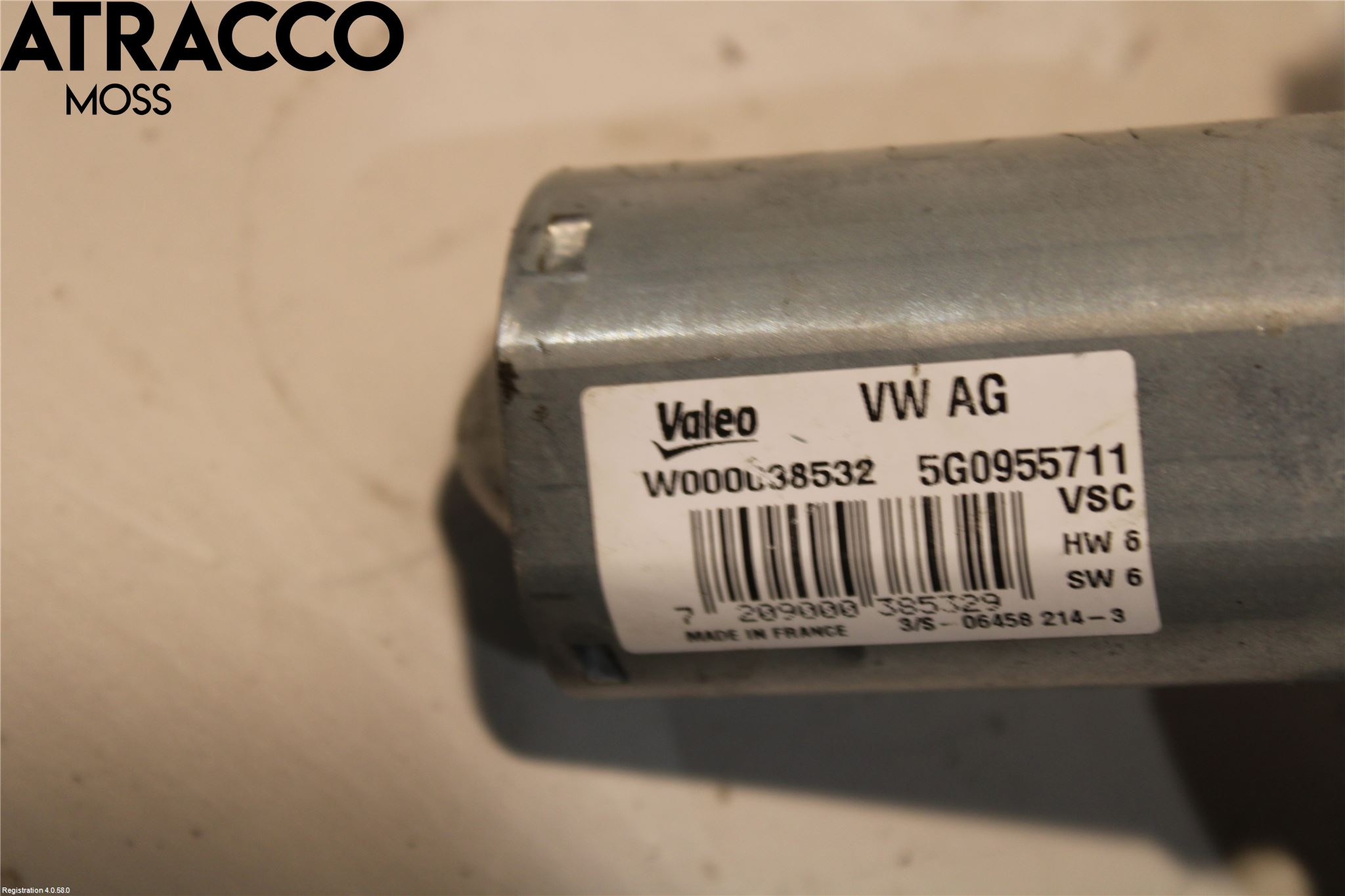 Volkswagen VW GOLF / E-GOLF VII 13-20 Torkarmotor Baklucka