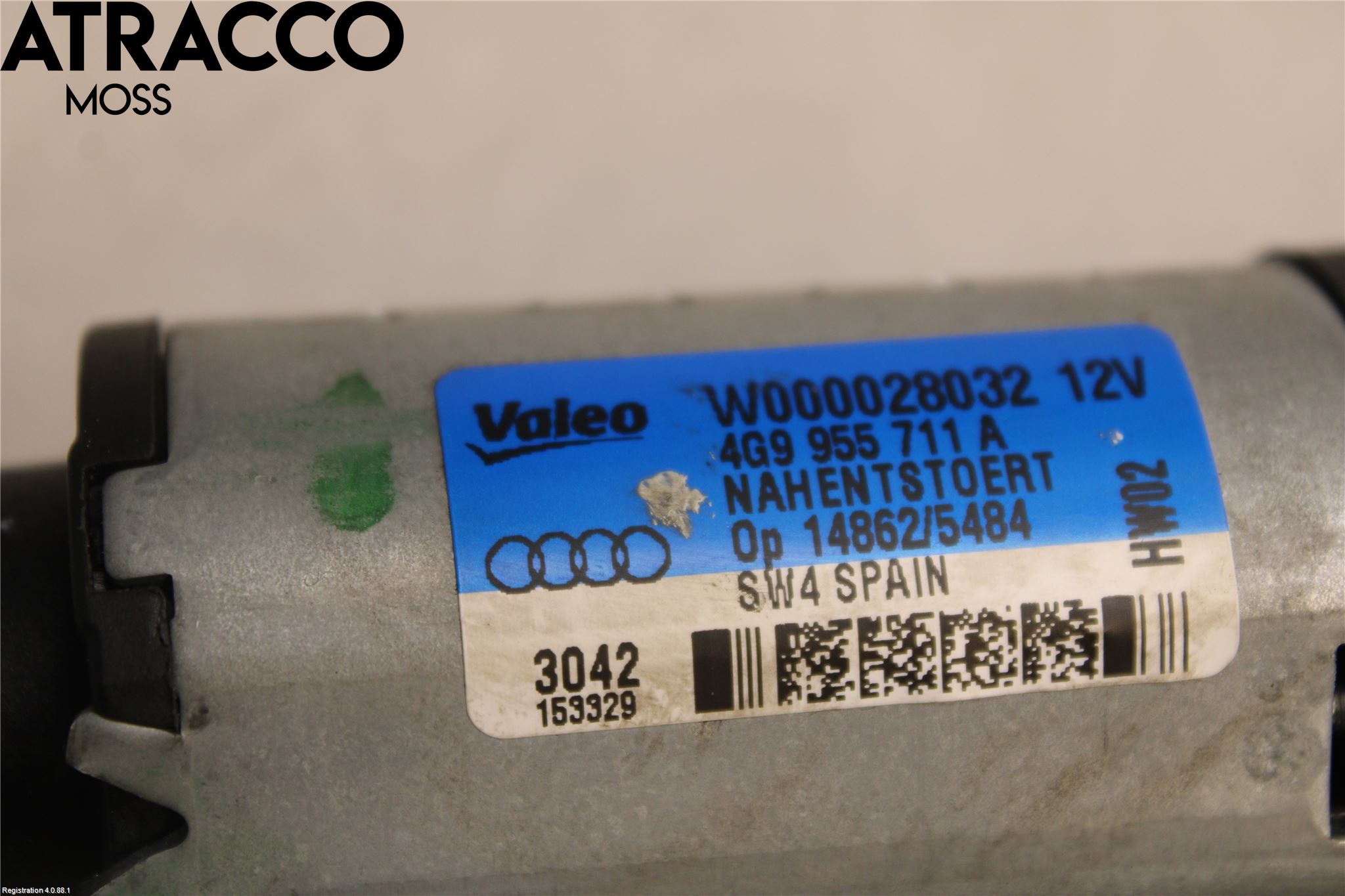 Audi A1/S1 11-18 Torkarmotor Baklucka