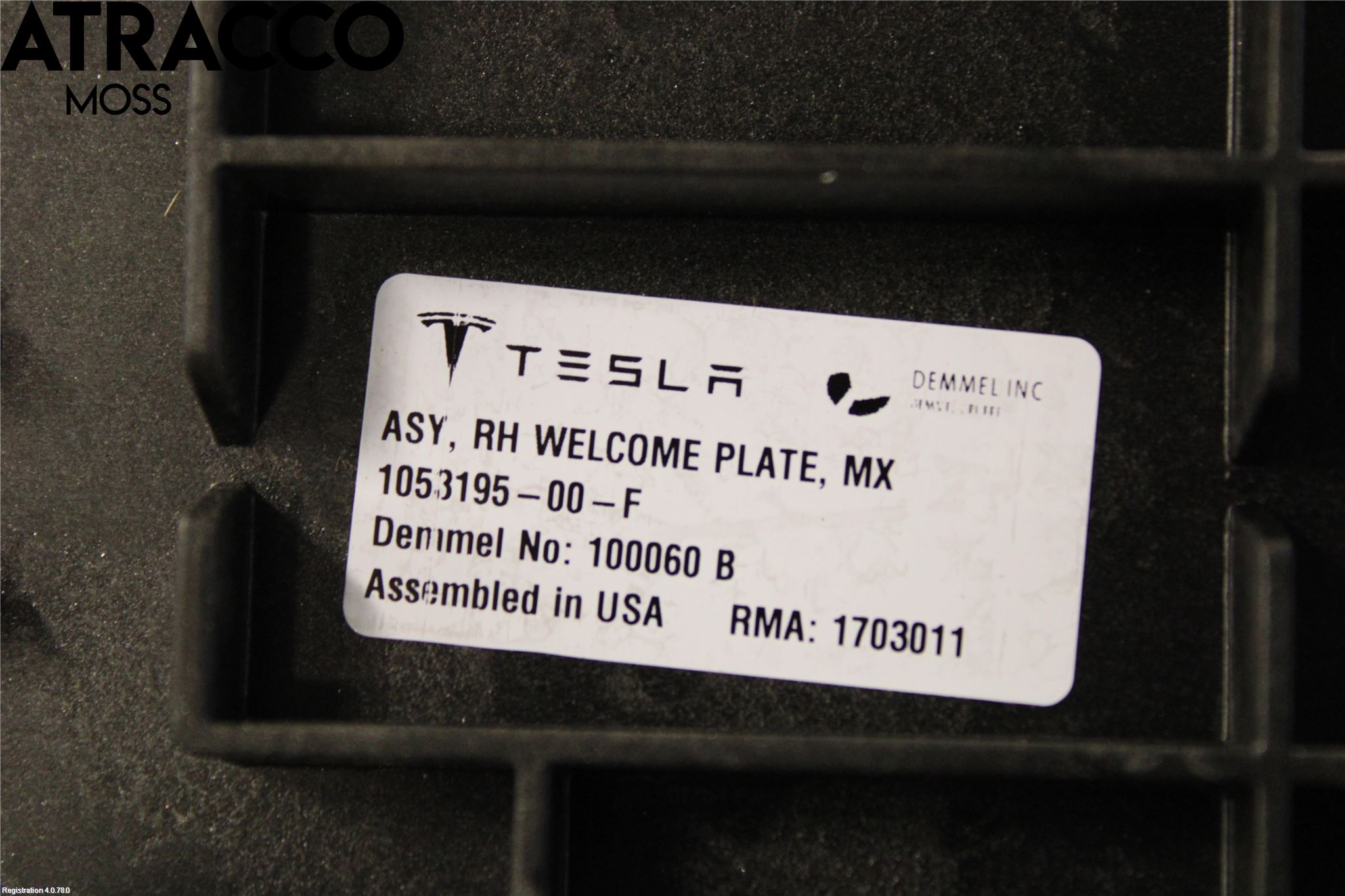 Tesla MODEL X 16- Inr Tröskel-Insteg